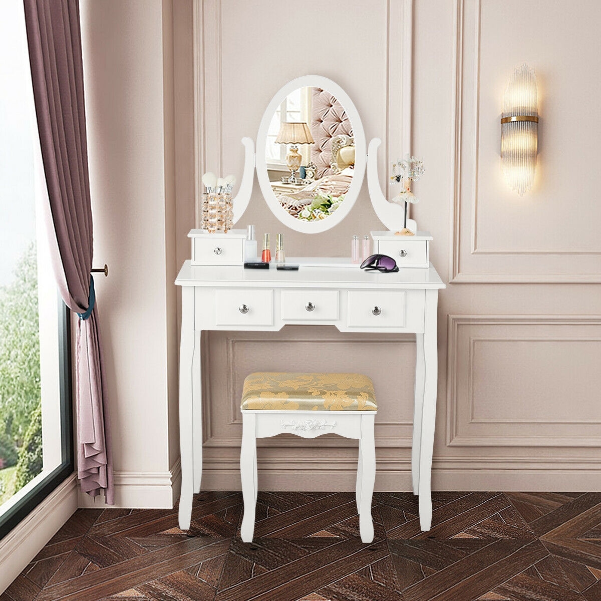 CASAINC WF-HYSN-66129WH Bedroom-Vanities - View #10