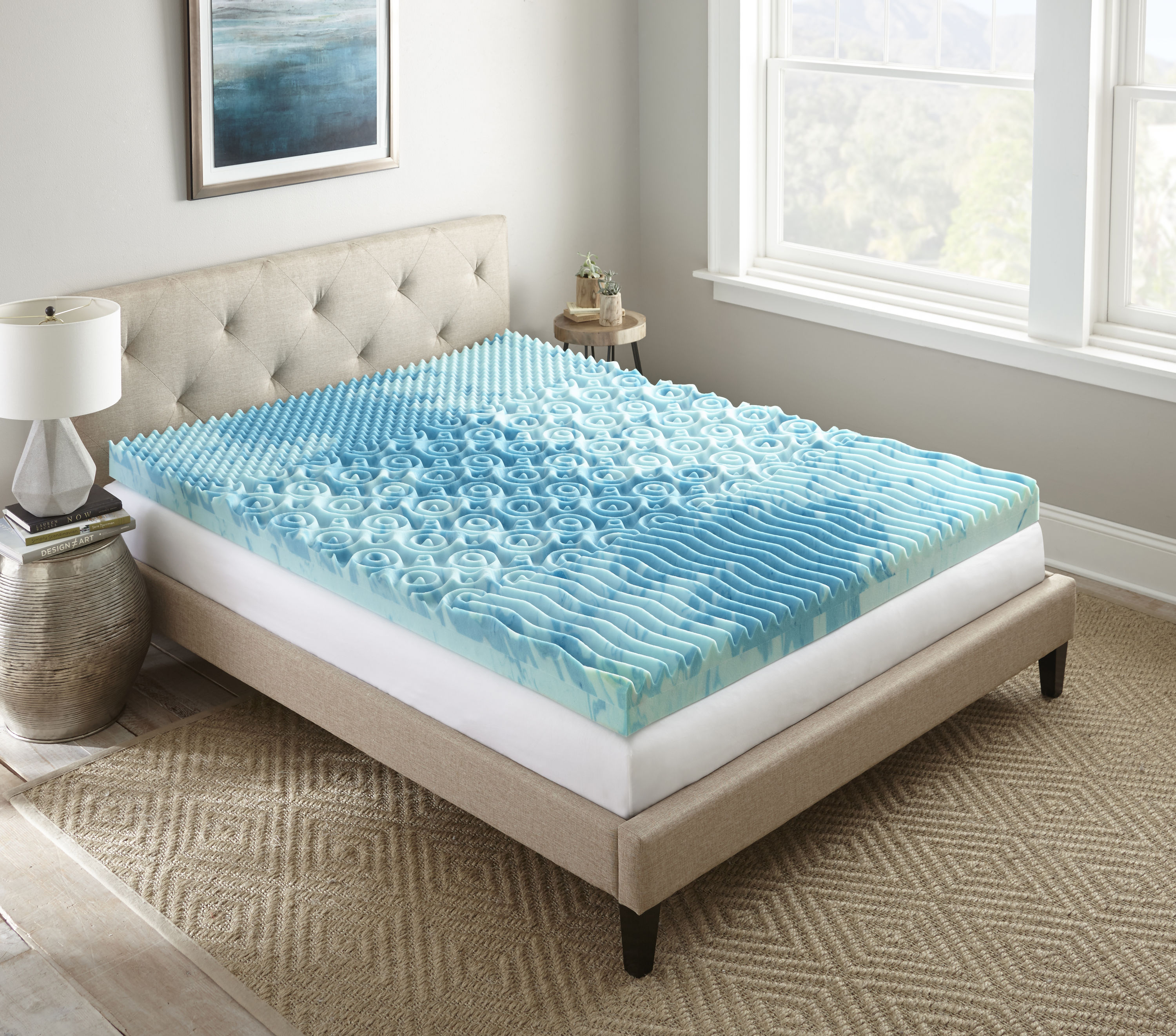 Henredon 4-in gel foam topper 4-in D Memory Foam King Mattress Topper