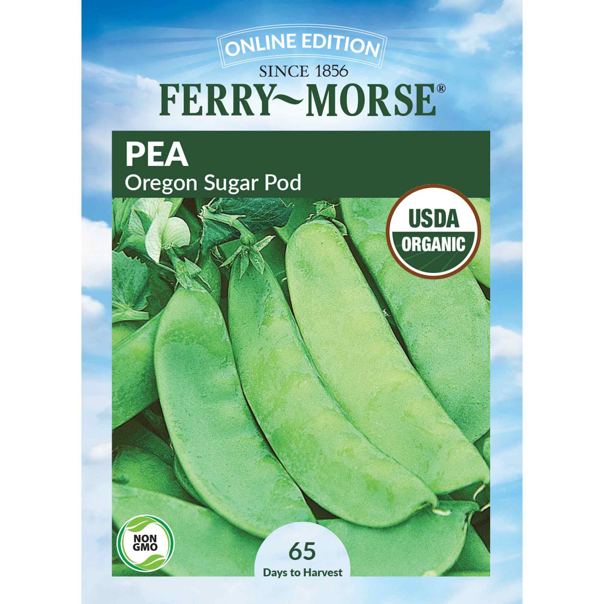 Ferry-Morse LC25.0903 Organic Pea Seeds 17.5 Gram(s)