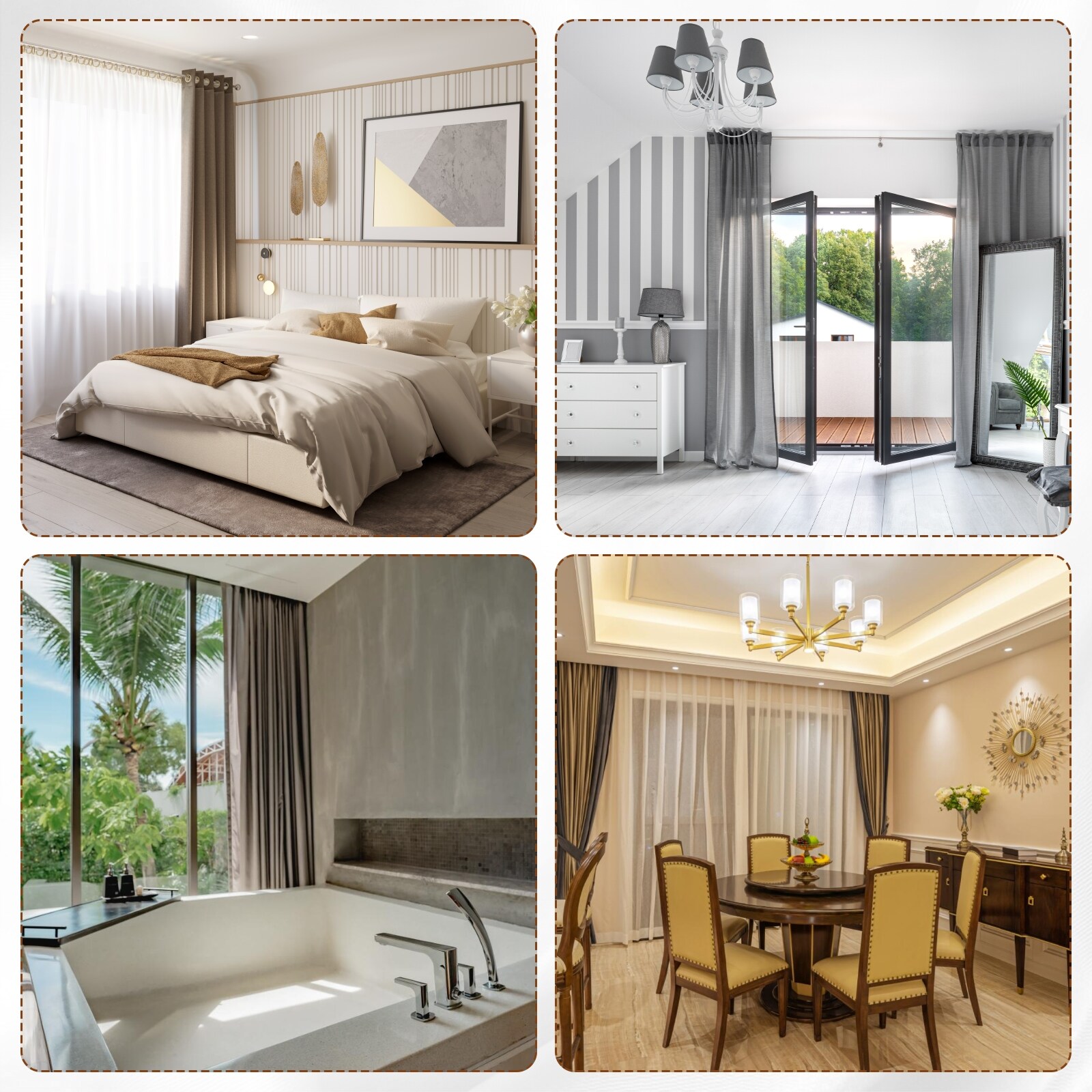 Unique Bargains S25093002UX0427 Curtain-Brackets - View #6