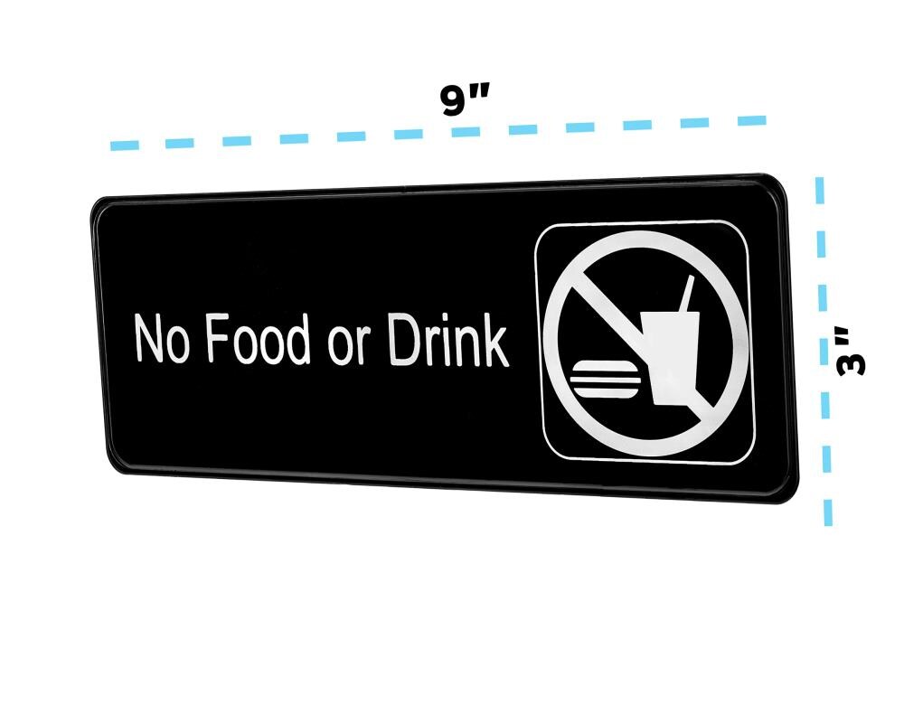 Alpine Industries 9 in x 3 in Food or Drink Sign at Lowes.com