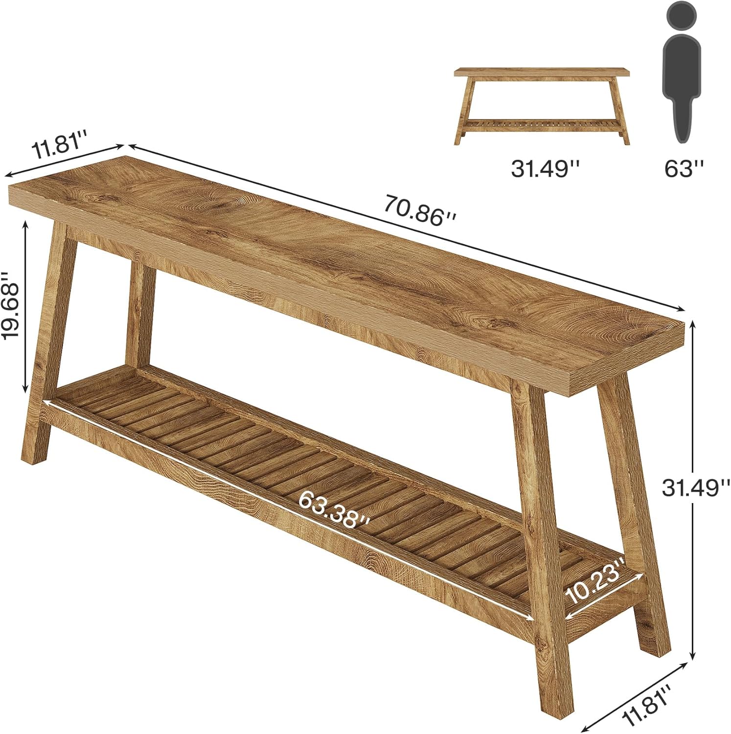 Tribesigns HOGA-JW0889 Console-Sofa-Tables - View #3