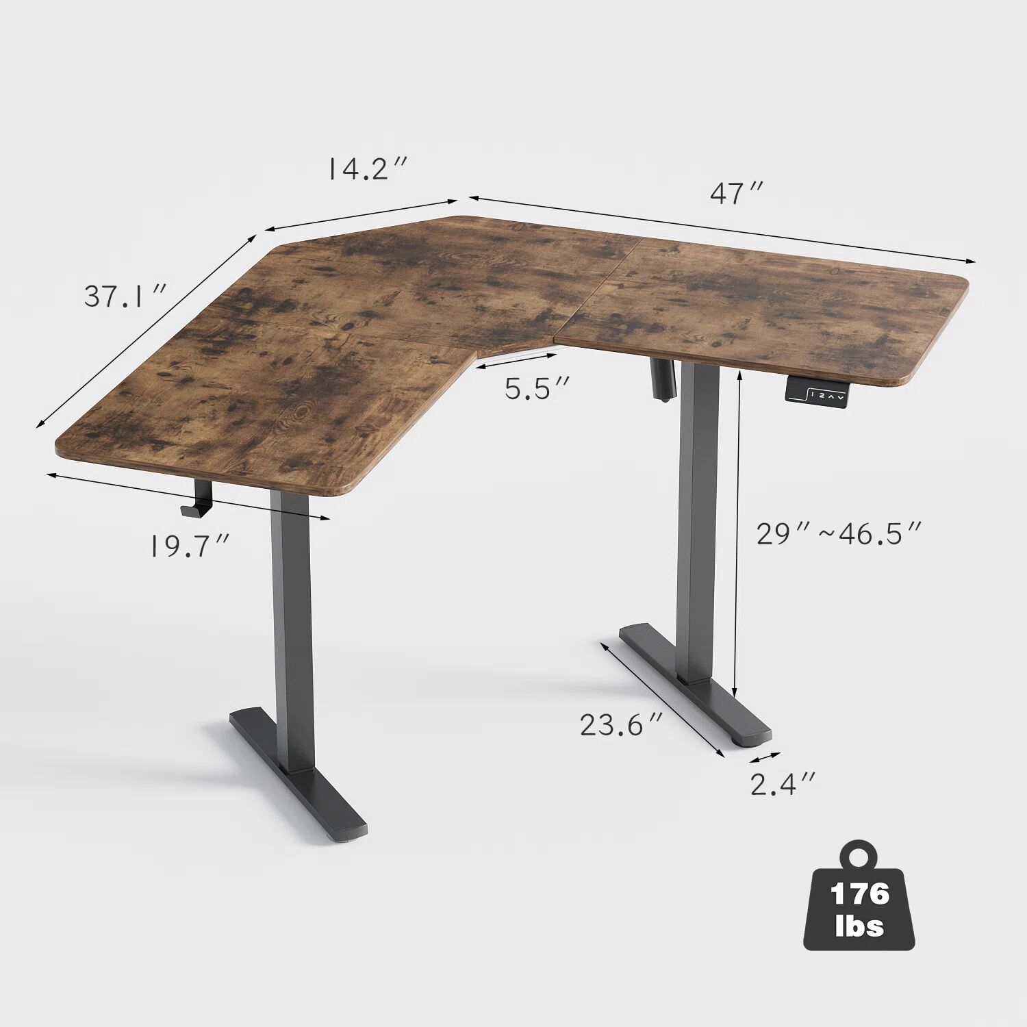 Vineego LS-HAD22-0146-0FW desks - View #7