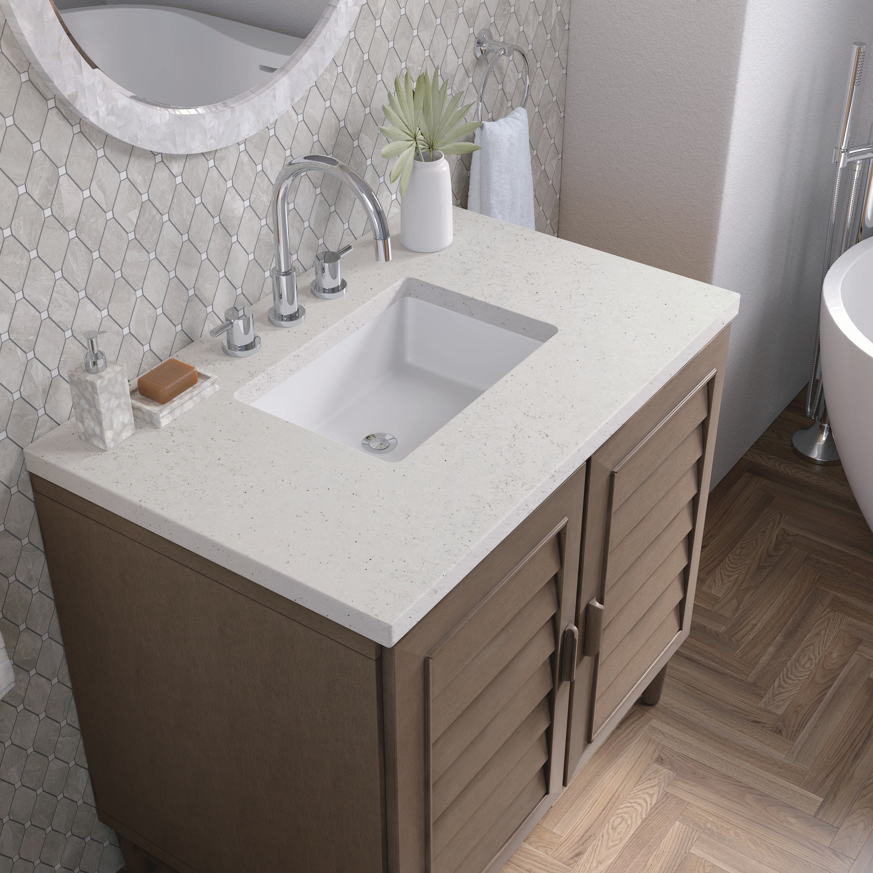James Martin Vanities 620-V36-WW-3LDL Bath-Vanity-Combo - View #5
