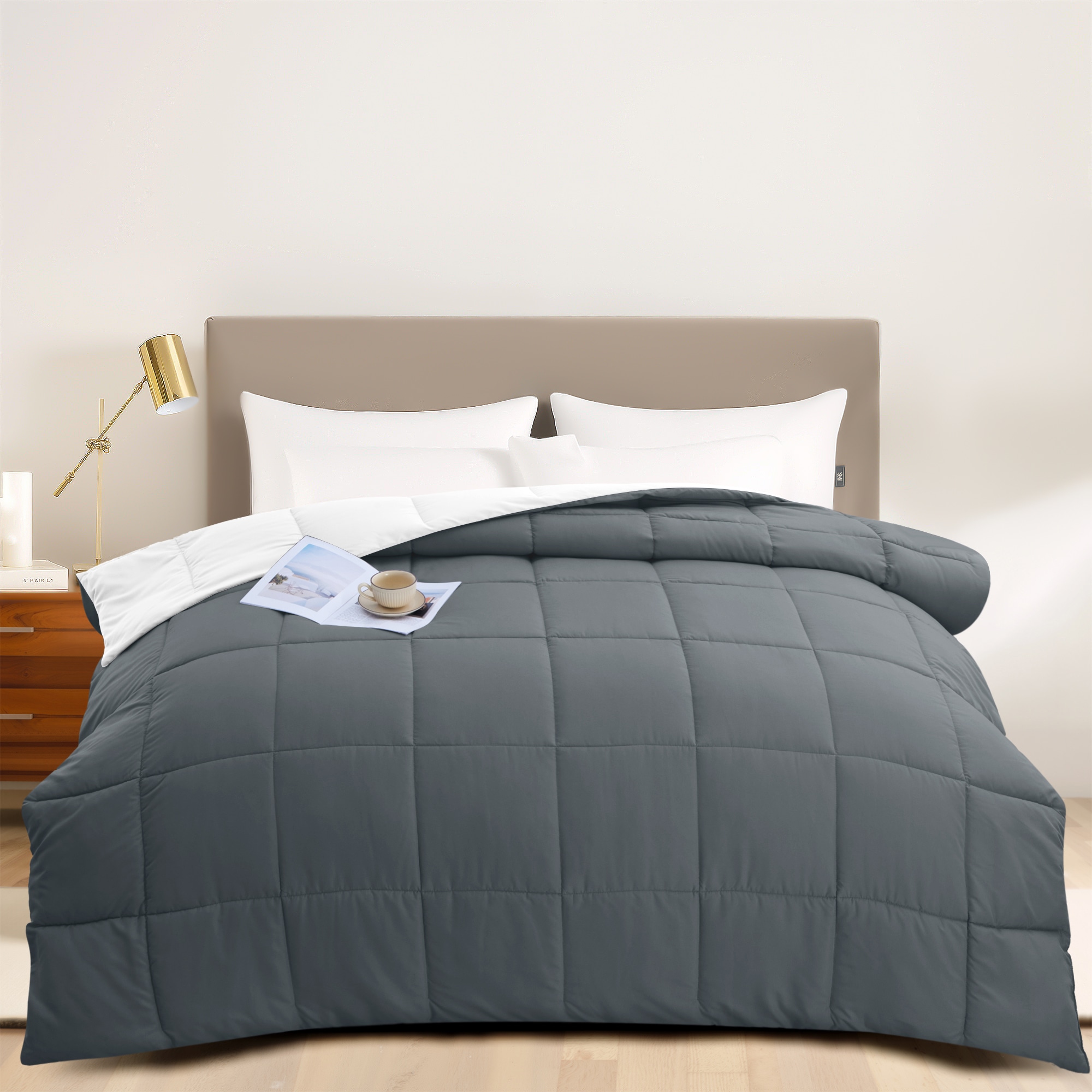 VOUA SAF-165ZSHXB-GYT Comforters-And-Bedspreads - View #2
