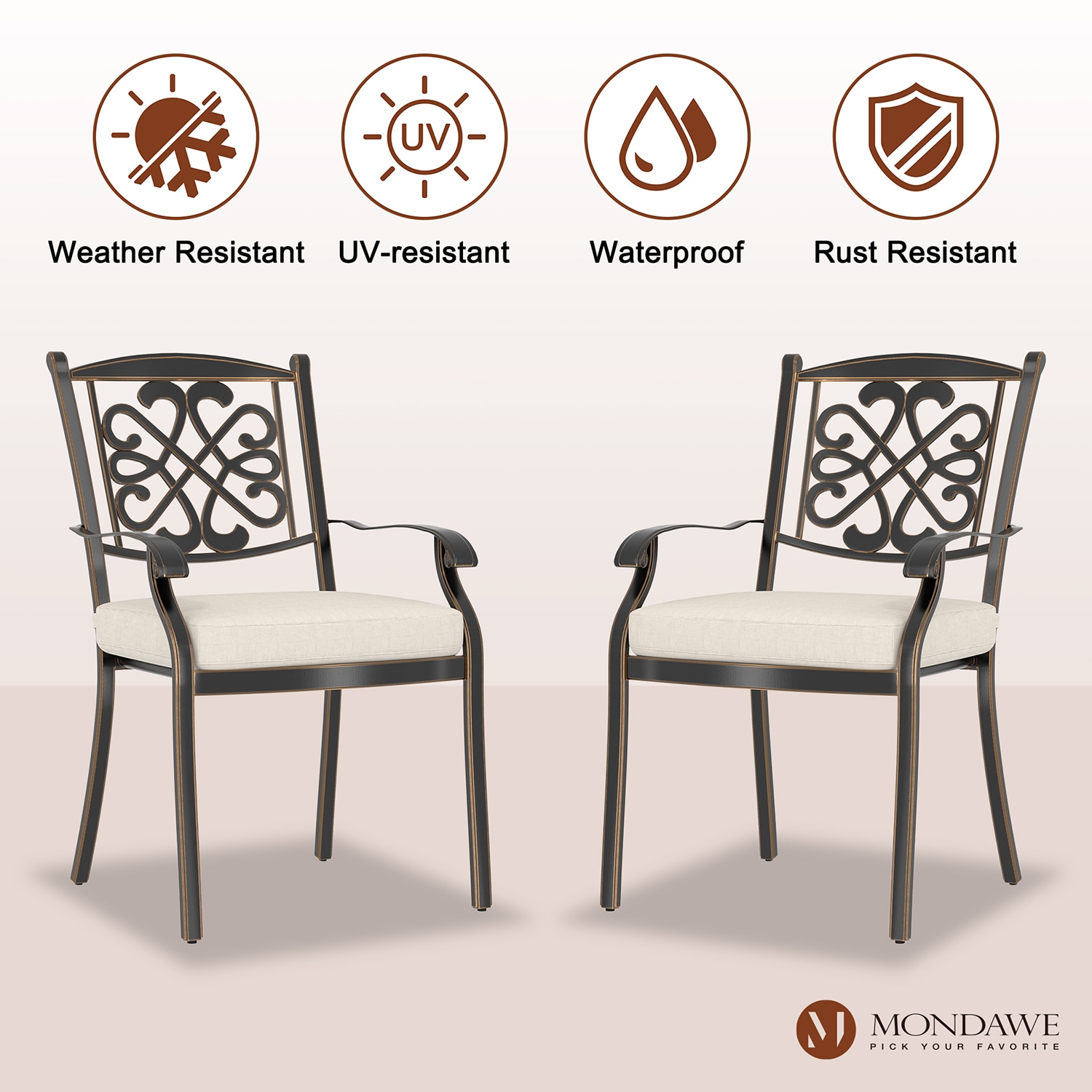 Mondawe MO1026BE-B Patio-Dining-Sets - View #6