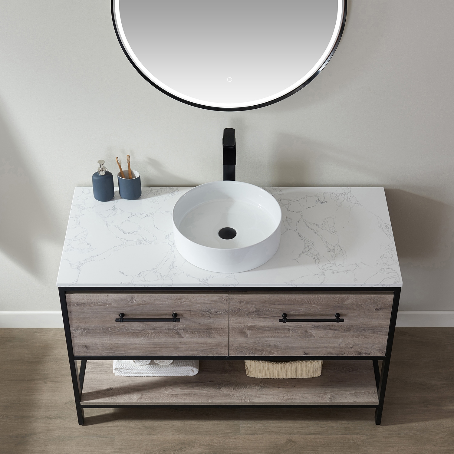 Vinnova 701348-MXO-GW Bath-Vanity-Combo - View #4