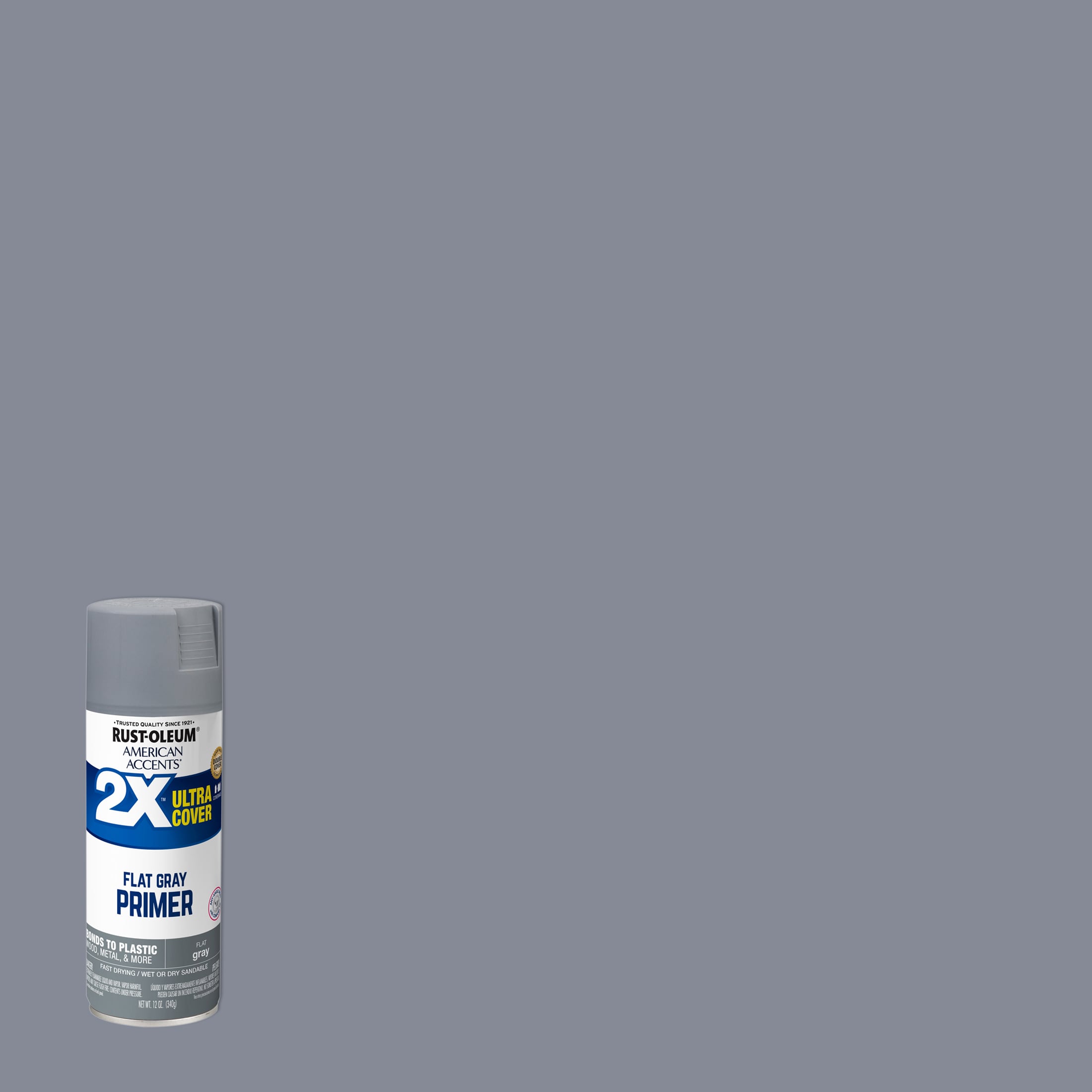 Rust-Oleum 2X Ultra Cover Flat Gray Spray Paint and Primer In One (NET ...