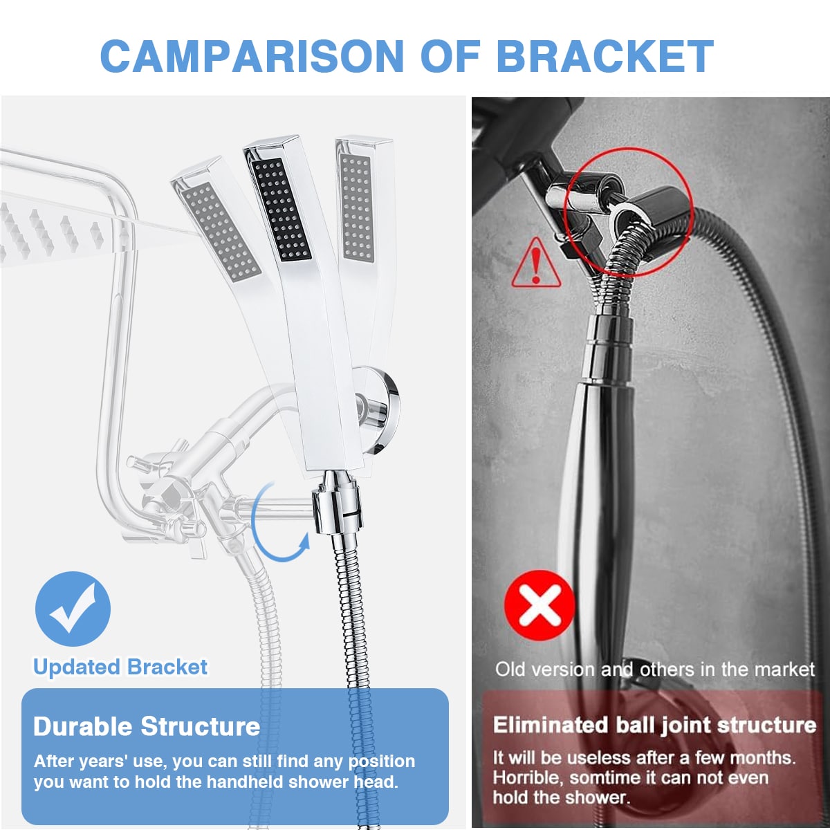 UCLIMAA UCPAUL00363CH Showerhead-Bar-Panels - View #5