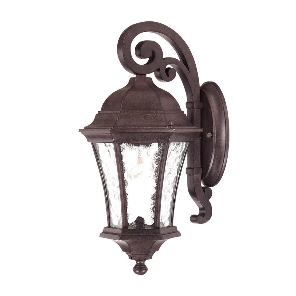 Acclaim Lighting 3602BC Waverly 1 -Light 16.0-in H Black Hardwired Outdoor Wall Light