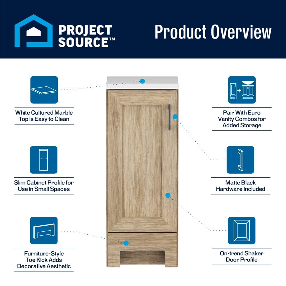 Project Source CE31T12H-SS Bath-Vanity-Combo - View #5