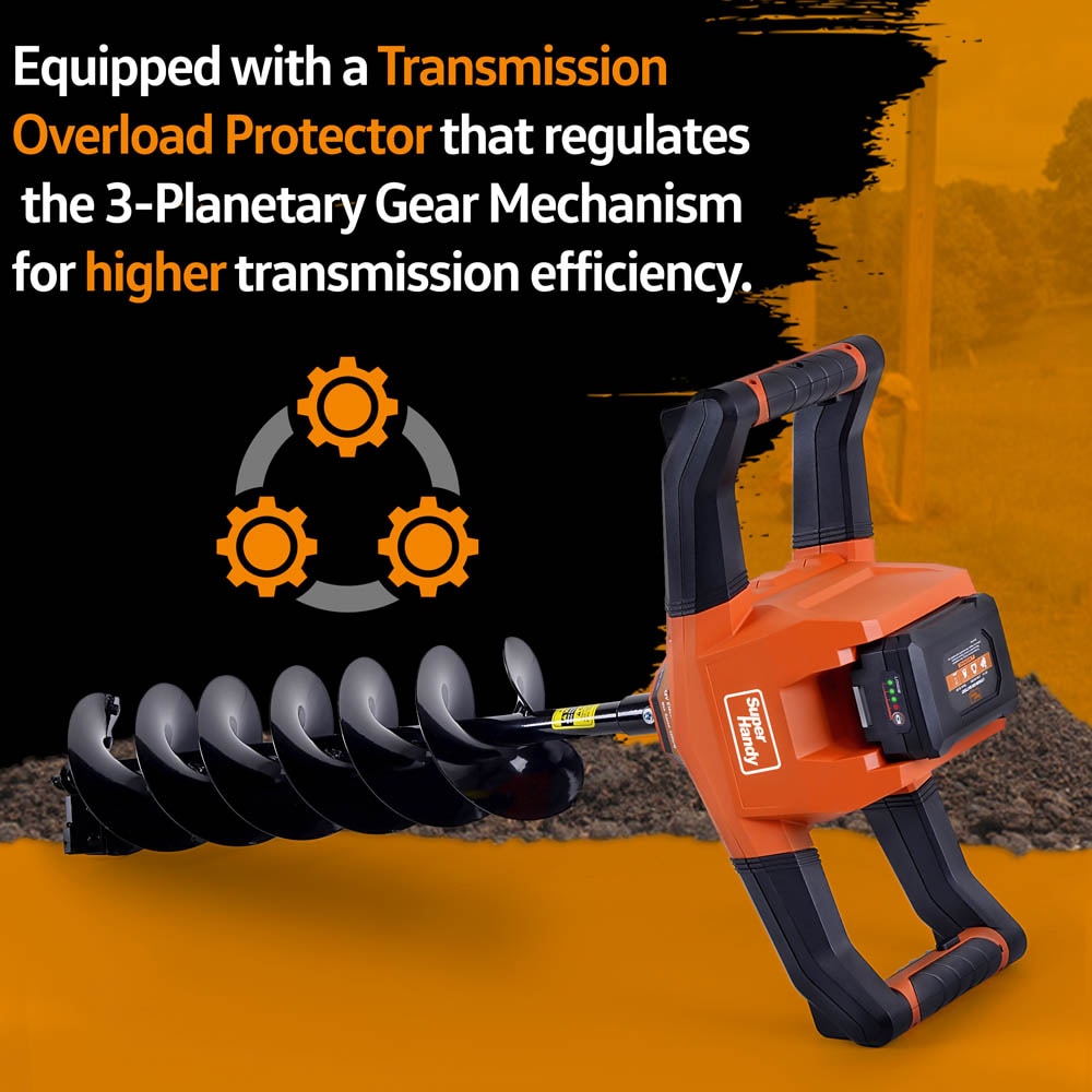 SuperHandy Mini Electric Chainsaw - 8 Bar 20V 2Ah Li-Ion Cordless