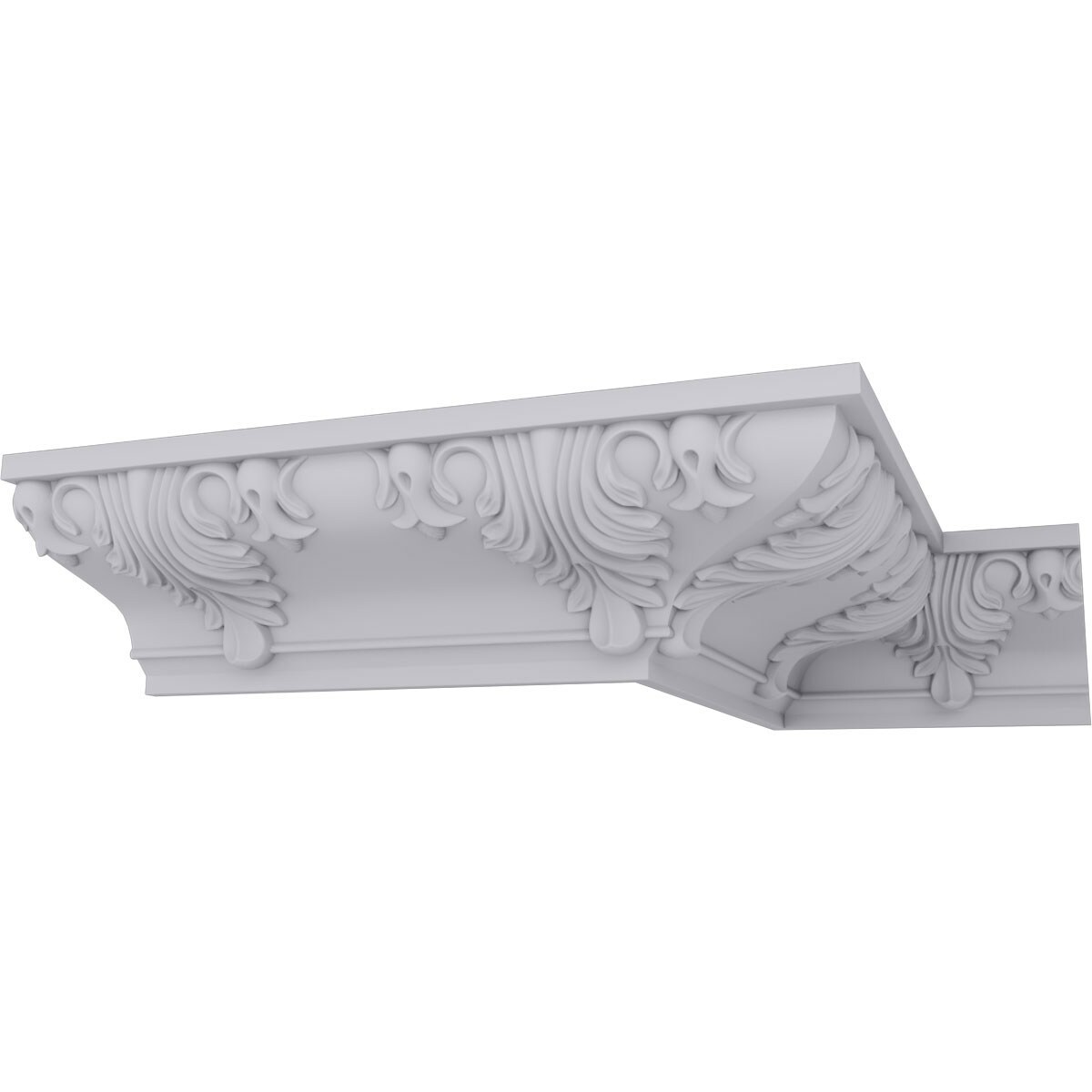 Ekena Millwork MLD09X07X11AL 8-3/4-in T x 11-1/4-in W x 7-ft 10-1/2-in L Primed Urethane Crown Moulding