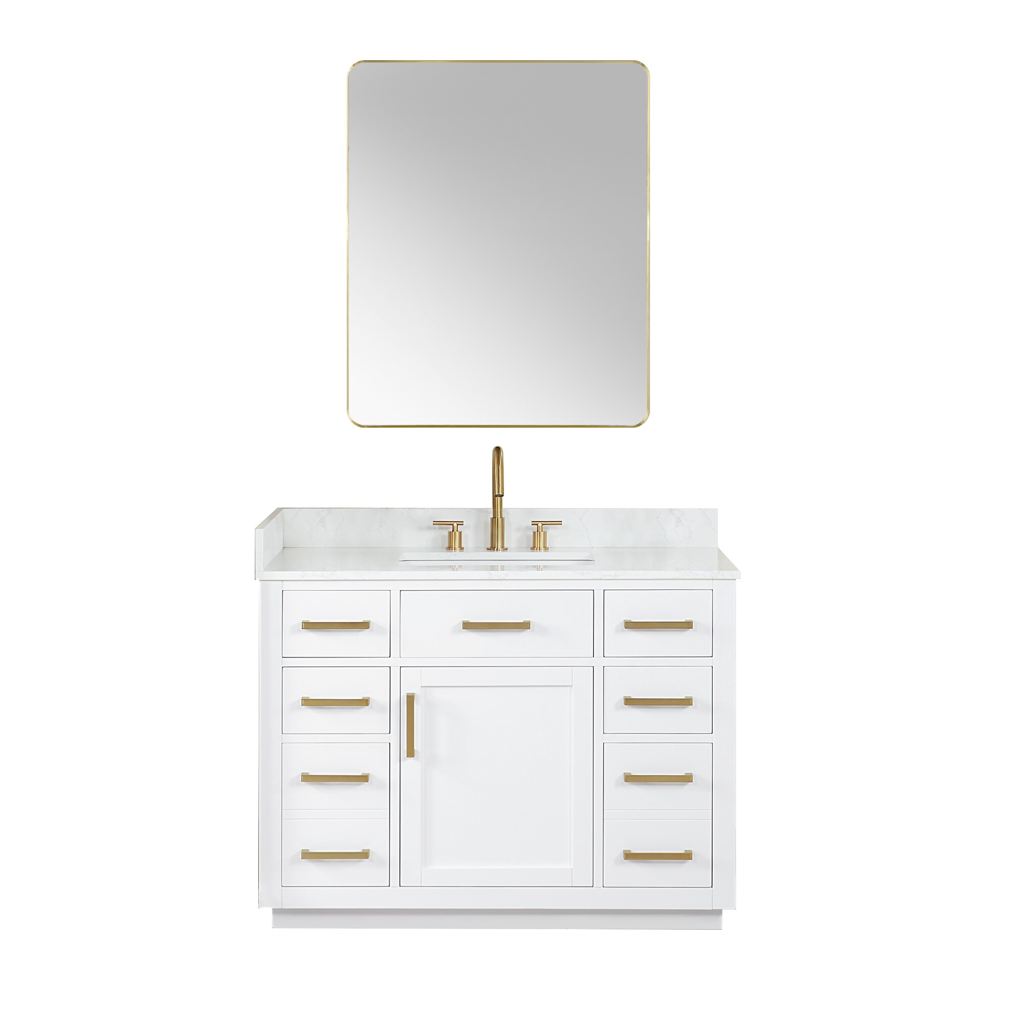 Altair 557042-WH-GW Bath-Vanity-Combo - View #12