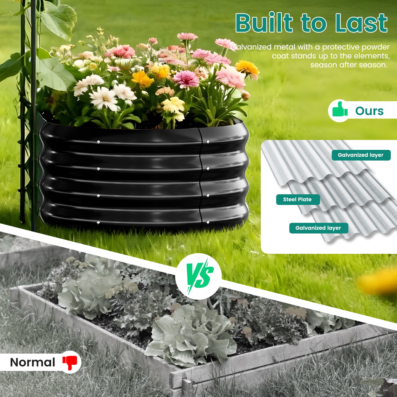 Esazn SOYX-PKQW Raised-Garden-Beds - View #6