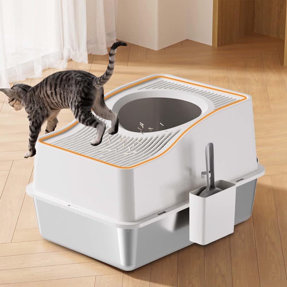 Qeetex WLS-PPS-335DD9BK Cat-Litter-Box - View #2