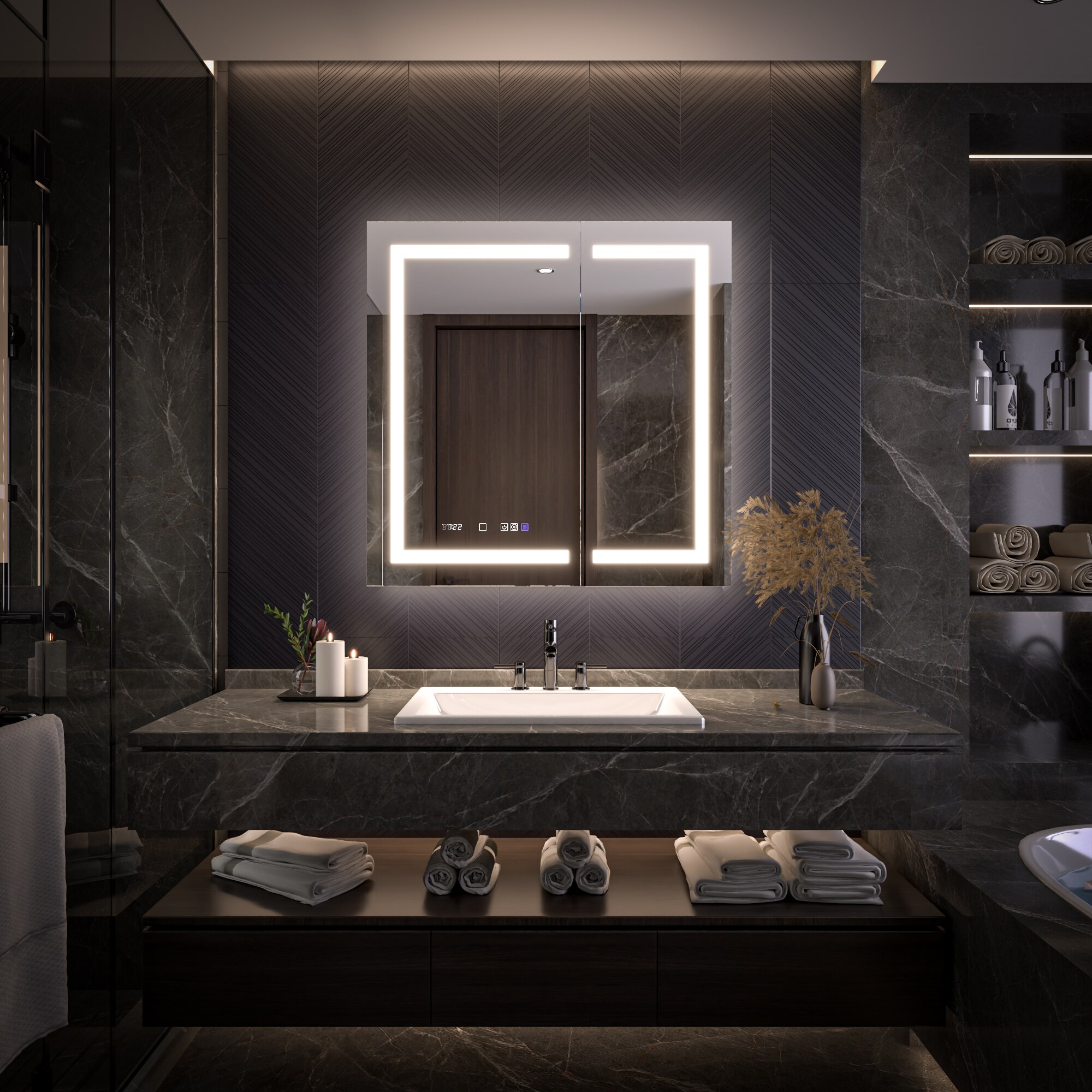 Forclover J11MC3636DM Bathroom-Medicine-Cabinets - View #7