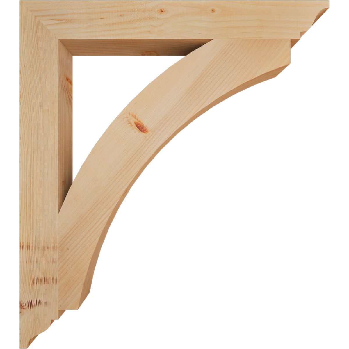 Ekena Millwork BKT04X32X36THR01SDF Exterior-Brackets-Braces - View #3