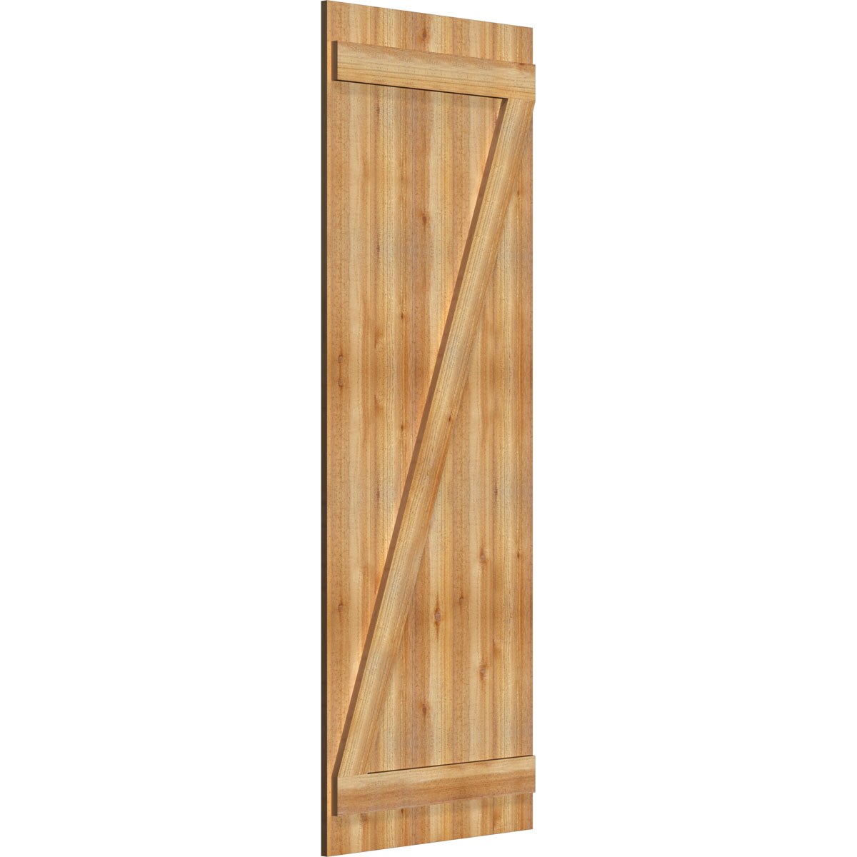 Ekena Millwork RBJ06Z26X074RWR Exterior-Shutters - View #2