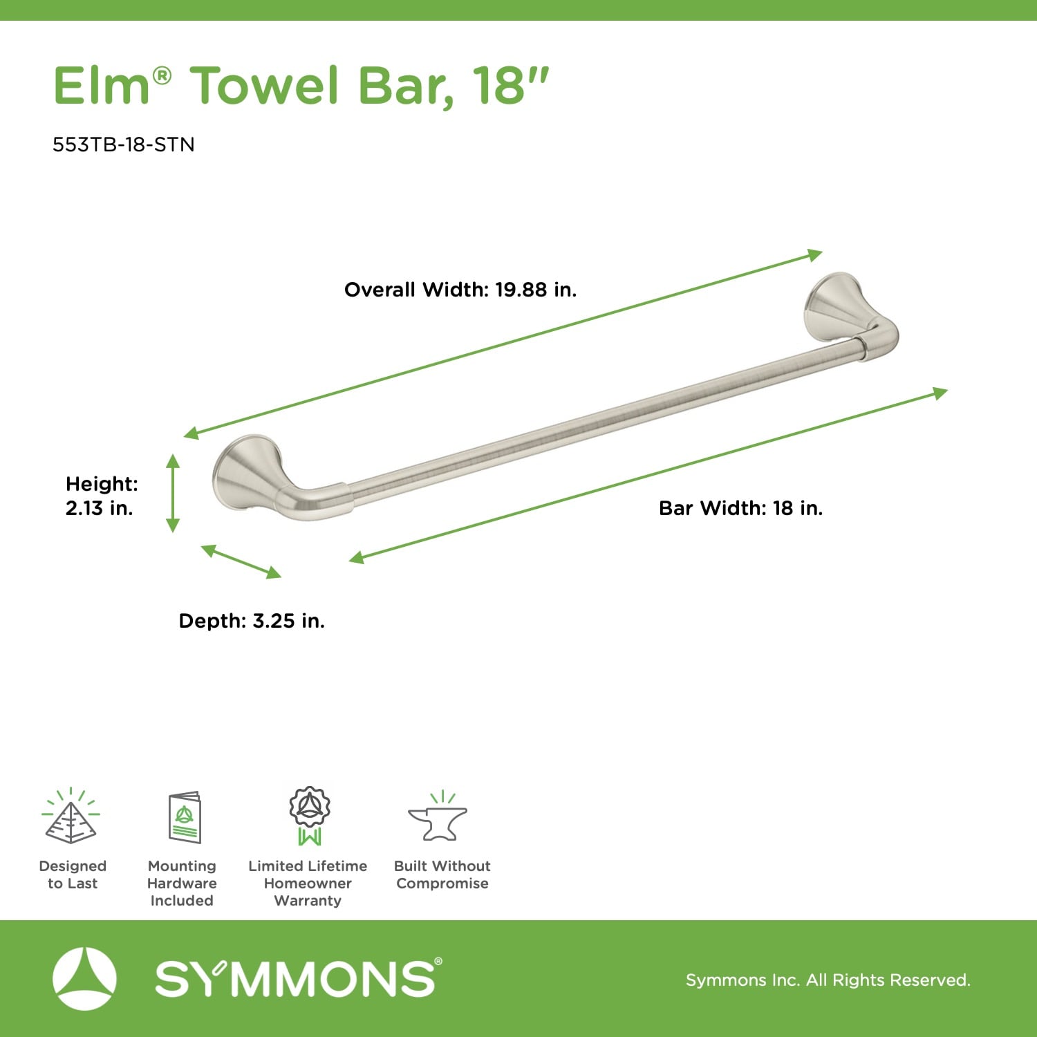 Symmons 55AC3BUNDLESTN Decorative-Bath-Hardware-Kits - View #10