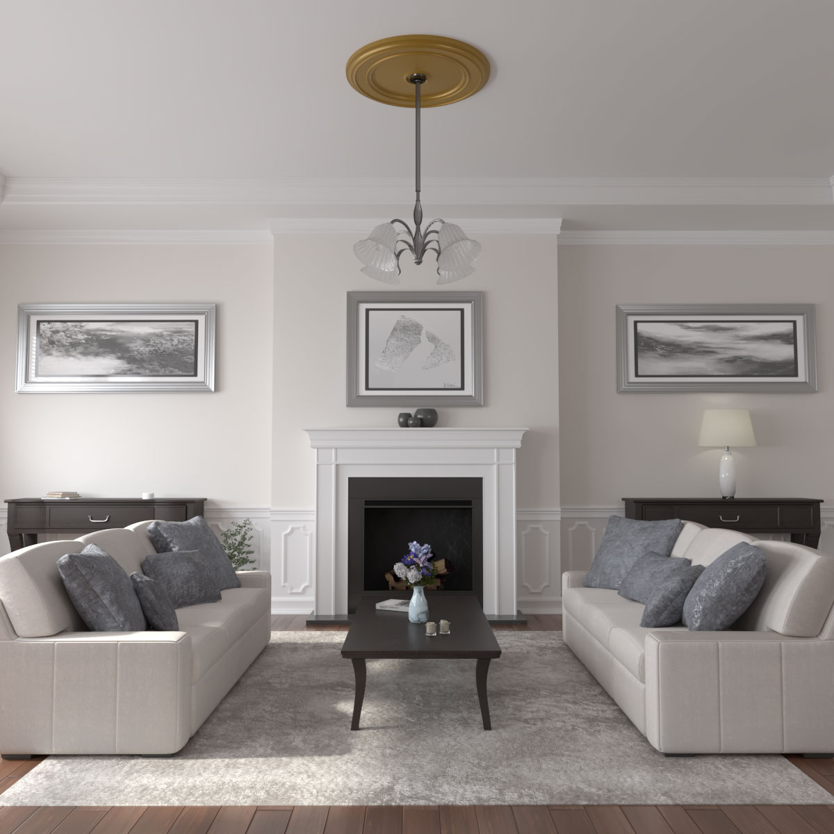 Ekena Millwork CM41CLGLS Ceiling-Medallions - View #4