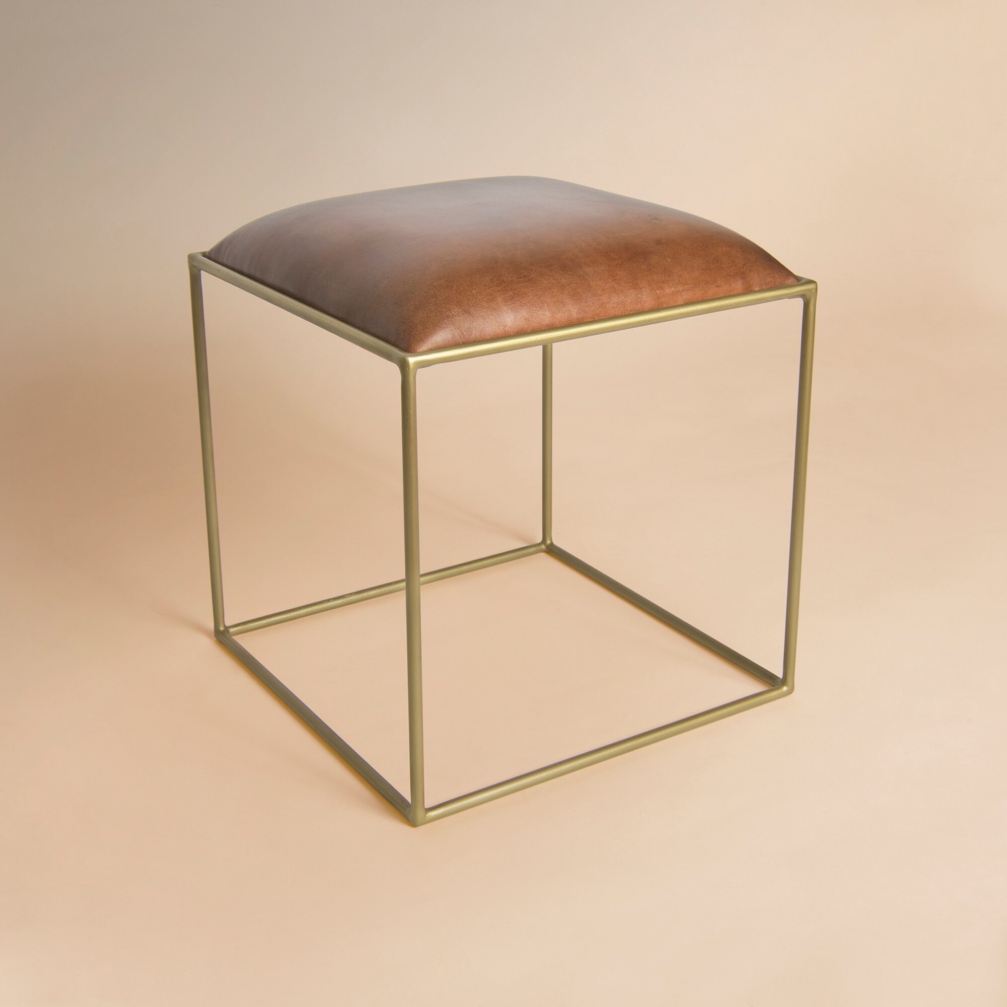 Best Home Fashion STOOL-PR02-LEATHER End-Tables - View #5