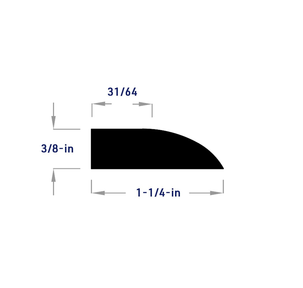 RELIABILT 3/8-in x 1-1/4-in x 7-ft Primed Pine Stop in the Window