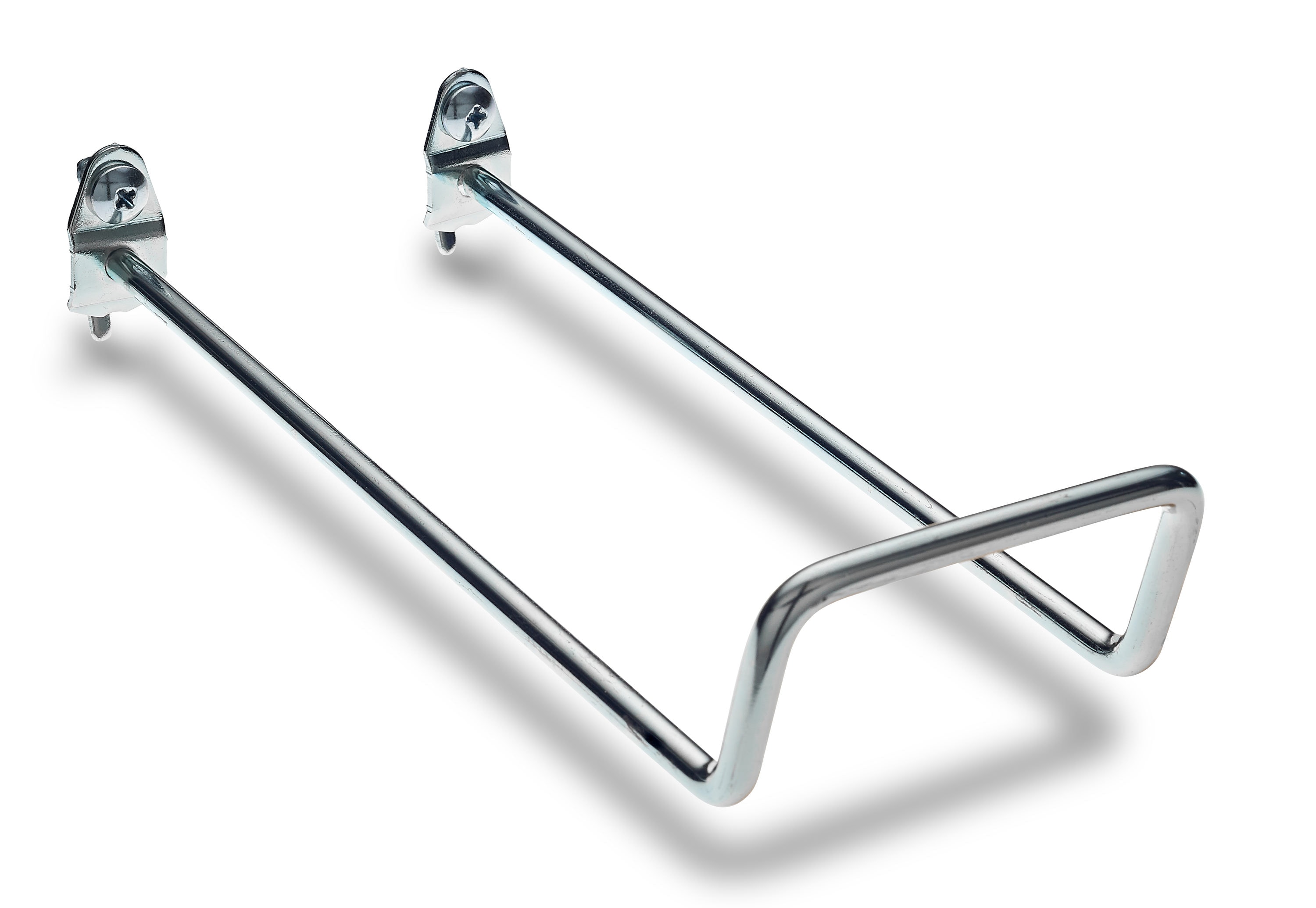 Triton Products 76828 DuraHook 5 -Piece Steel Pegboard hook in Chrome 2.1875-in W x 2.1875-in H