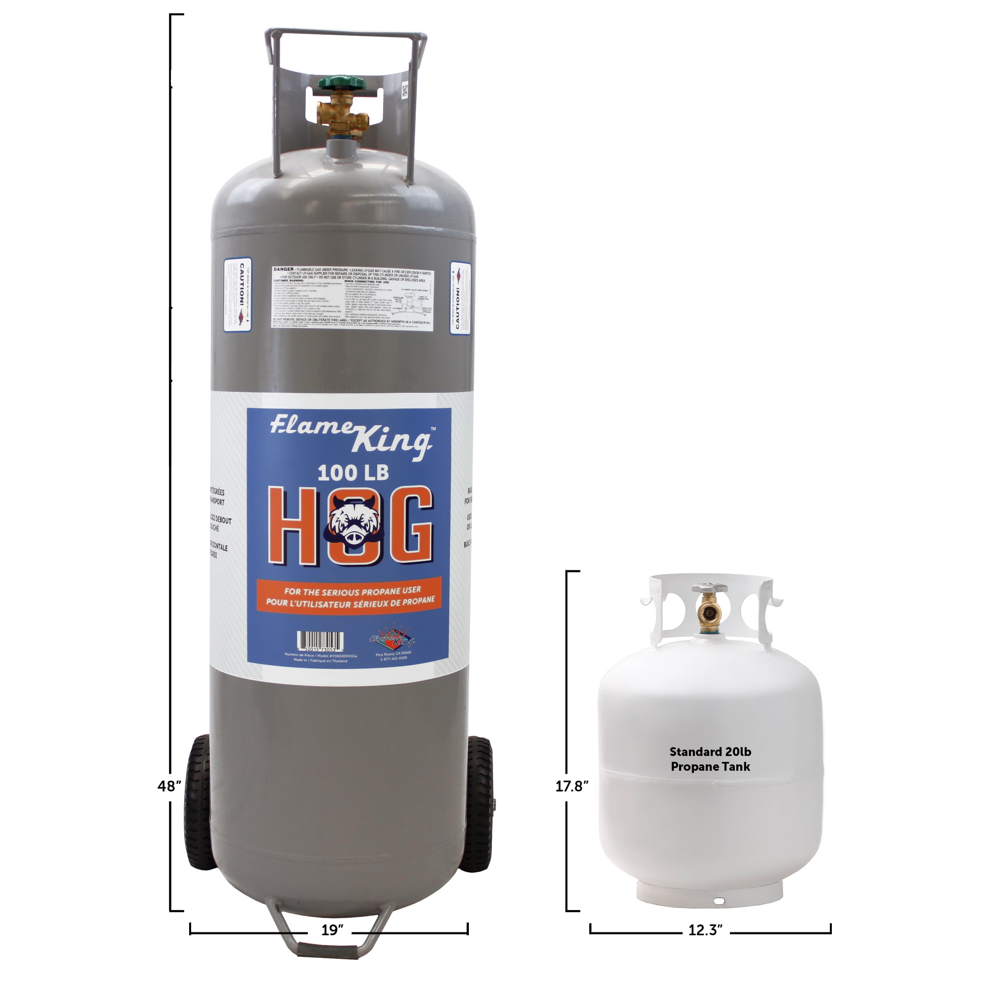 Flame King YSN100HOGA Propane-Tanks-Accy - View #5