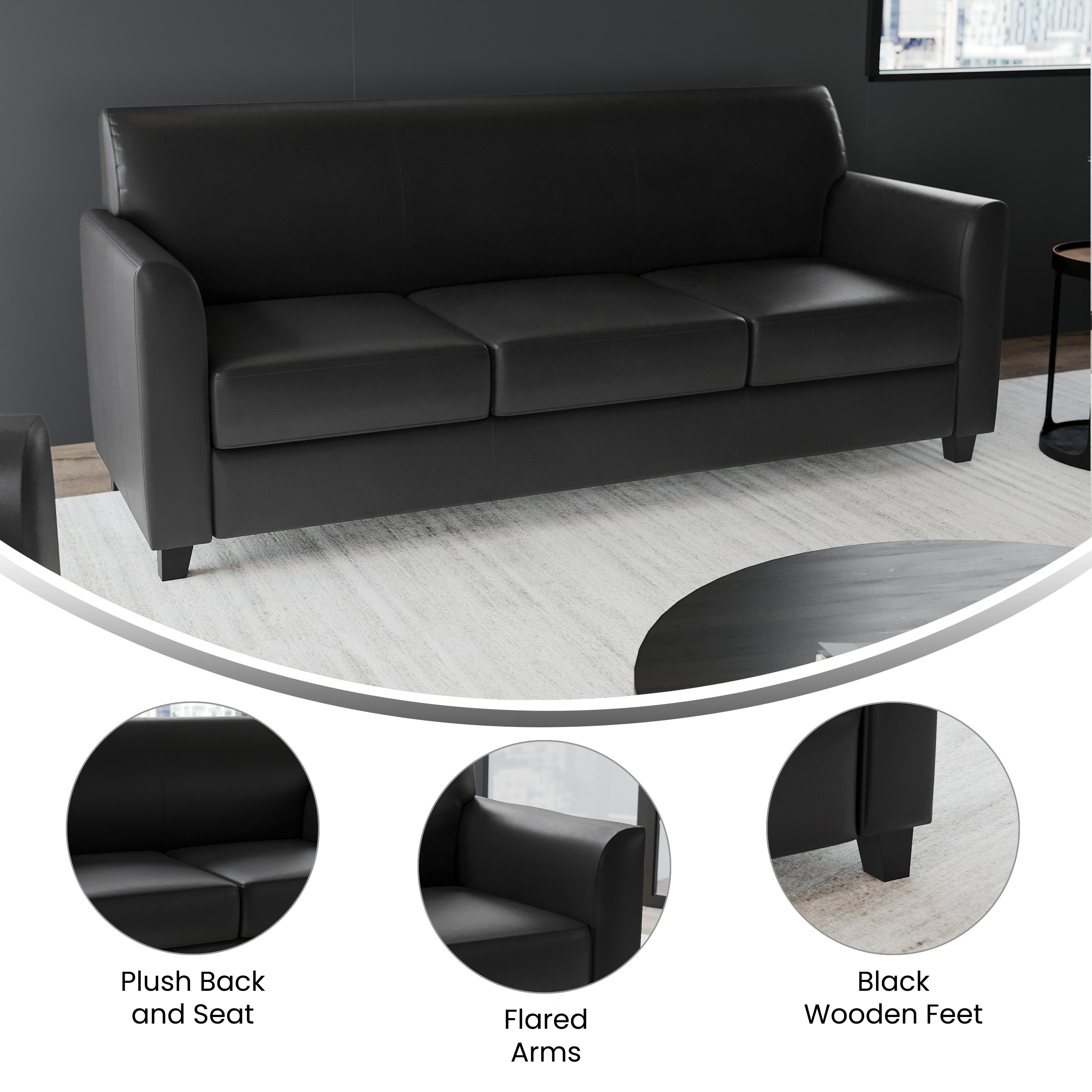 Flash Furniture 847254054416 Sofas-Loveseats - View #3