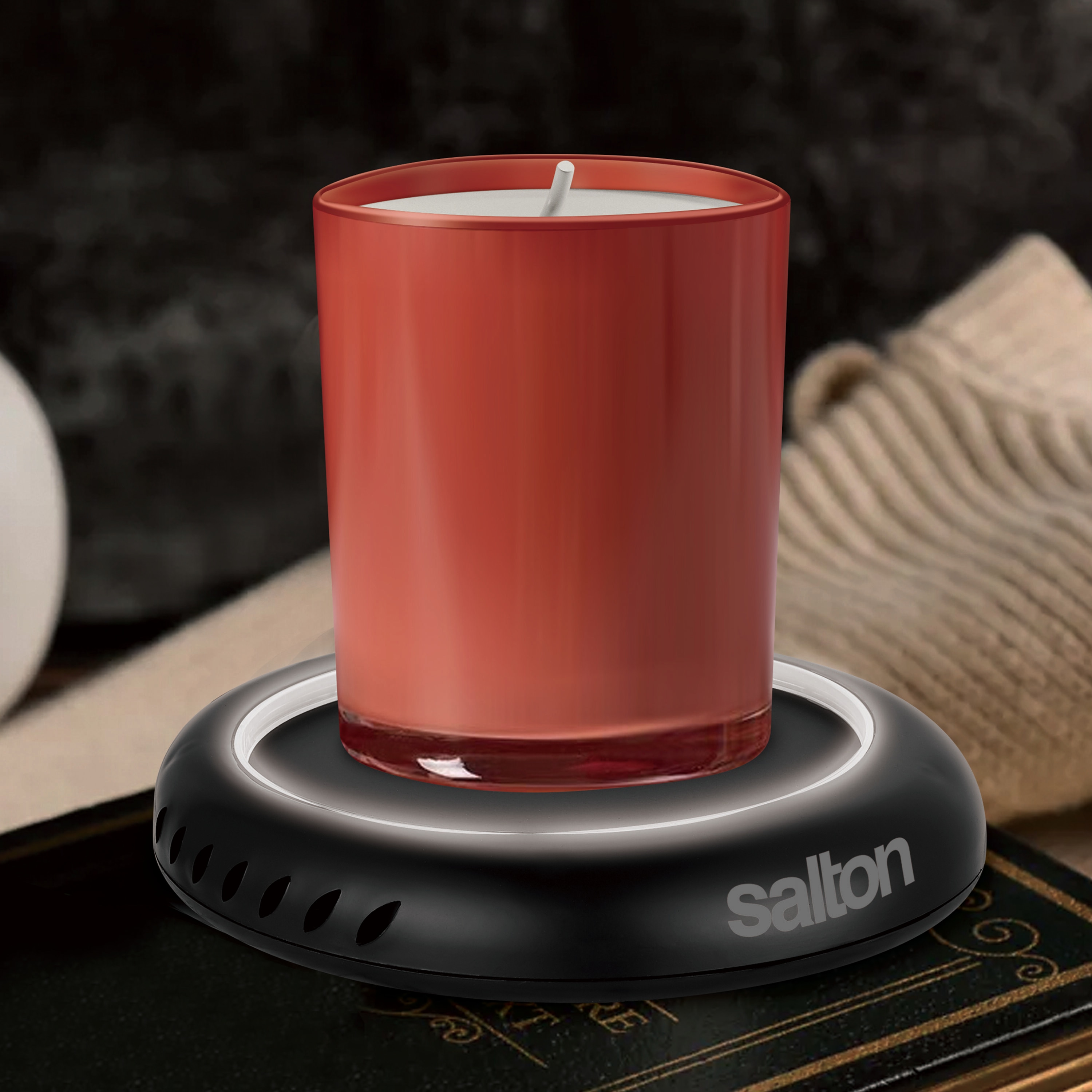 Salton Coffee Mug and Tea Cup Warmer - White - 20012391