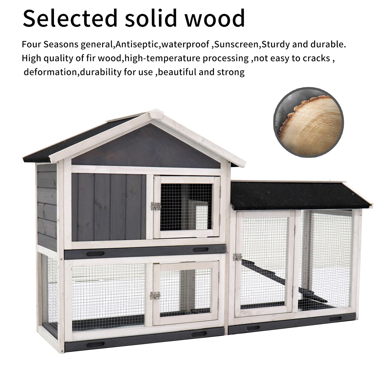 Mondawe MO-43167745 Chicken-Coops-Rabbit-Hutches - View #5
