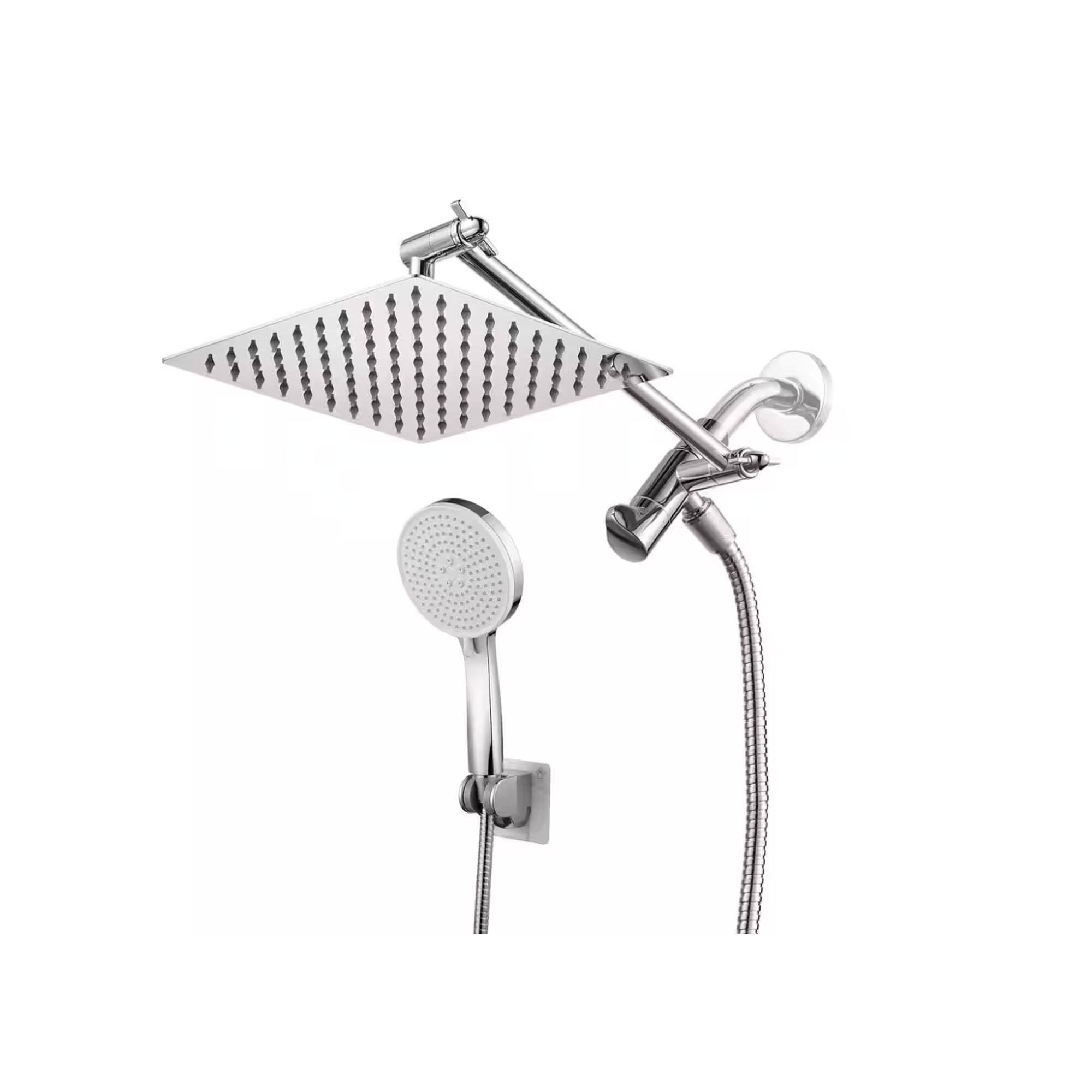 Hansgrohe Crometta Chrome 1-Spray Rain Shower Head 2-GPM (7.6-LPM)