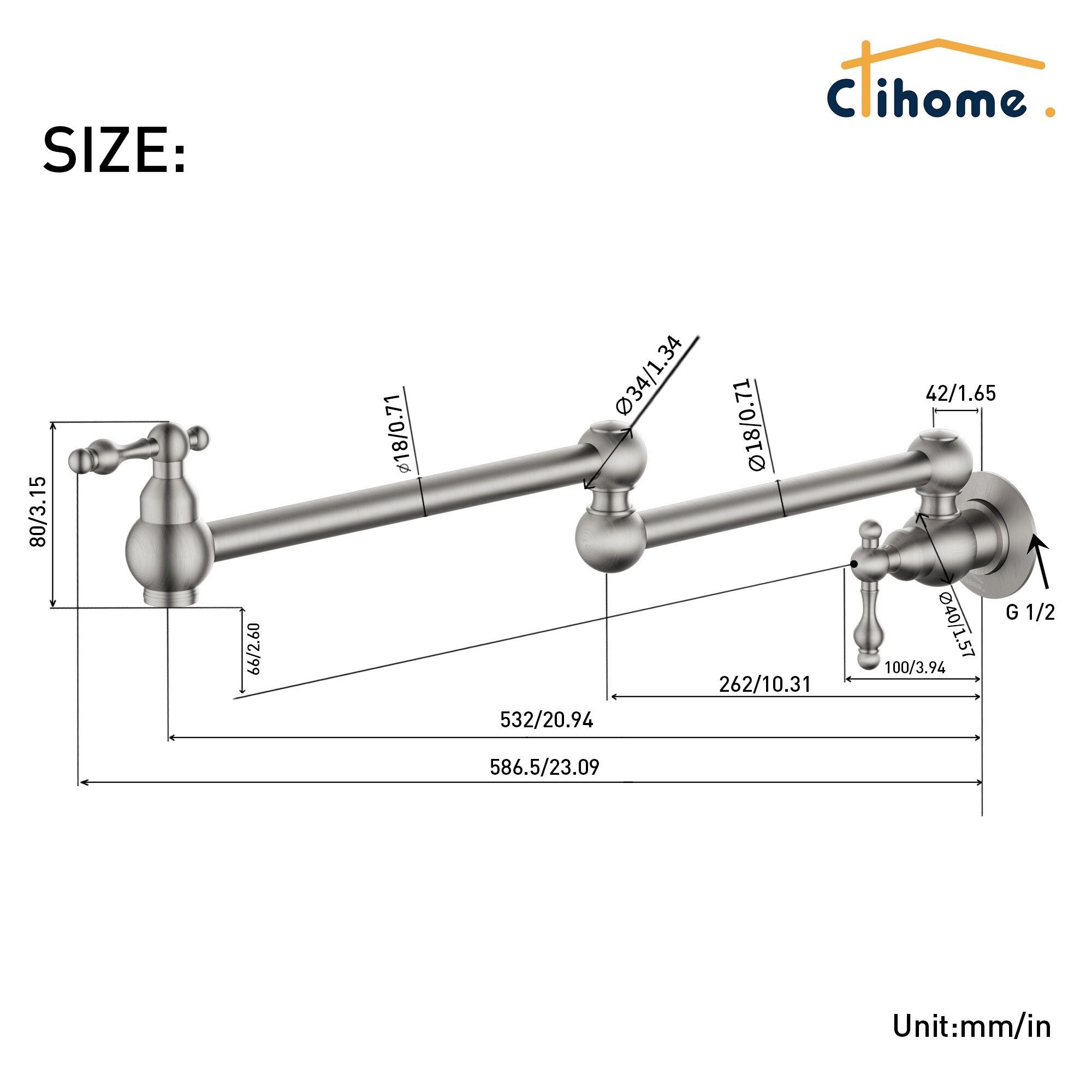 Clihome DG-KF46NS Kitchen-Faucets - View #5