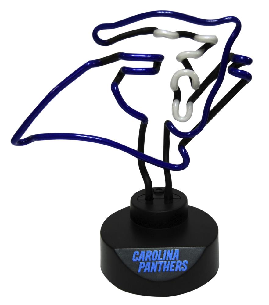 The Memory Company NFL-CPA-1808 Carolina Panthers 12-in Constant Neon Man Cave Lighted Sign