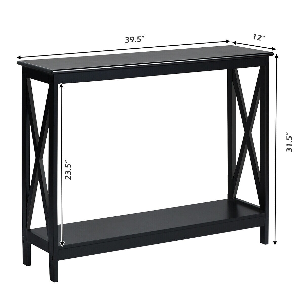 Slickblue D-CO-KB16756WH Console-Sofa-Tables - View #4