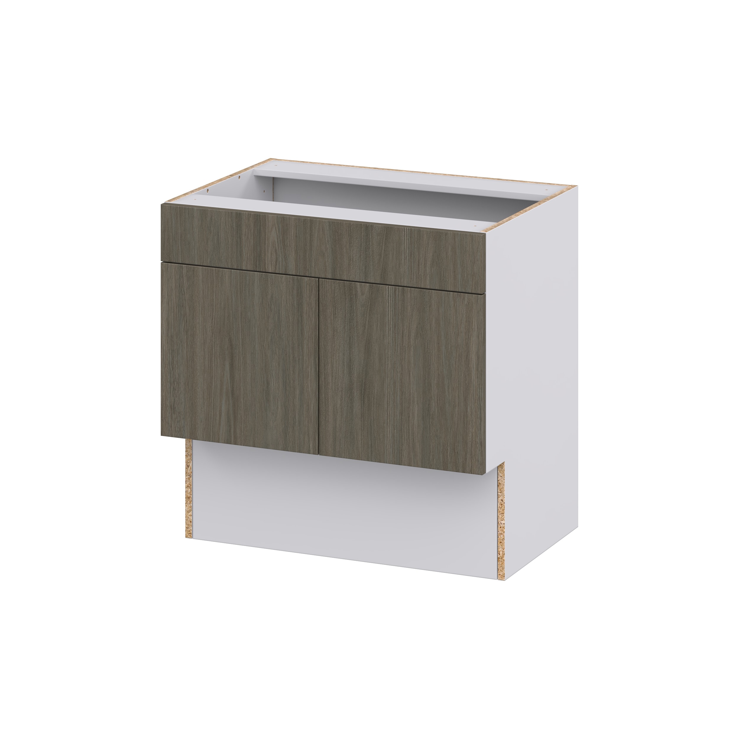 Hugo&Borg Savane 30-in W x 30-in H x 21-in D Textmel Base Fully Assembled Cabinet (Flat Panel Slab Door Style)