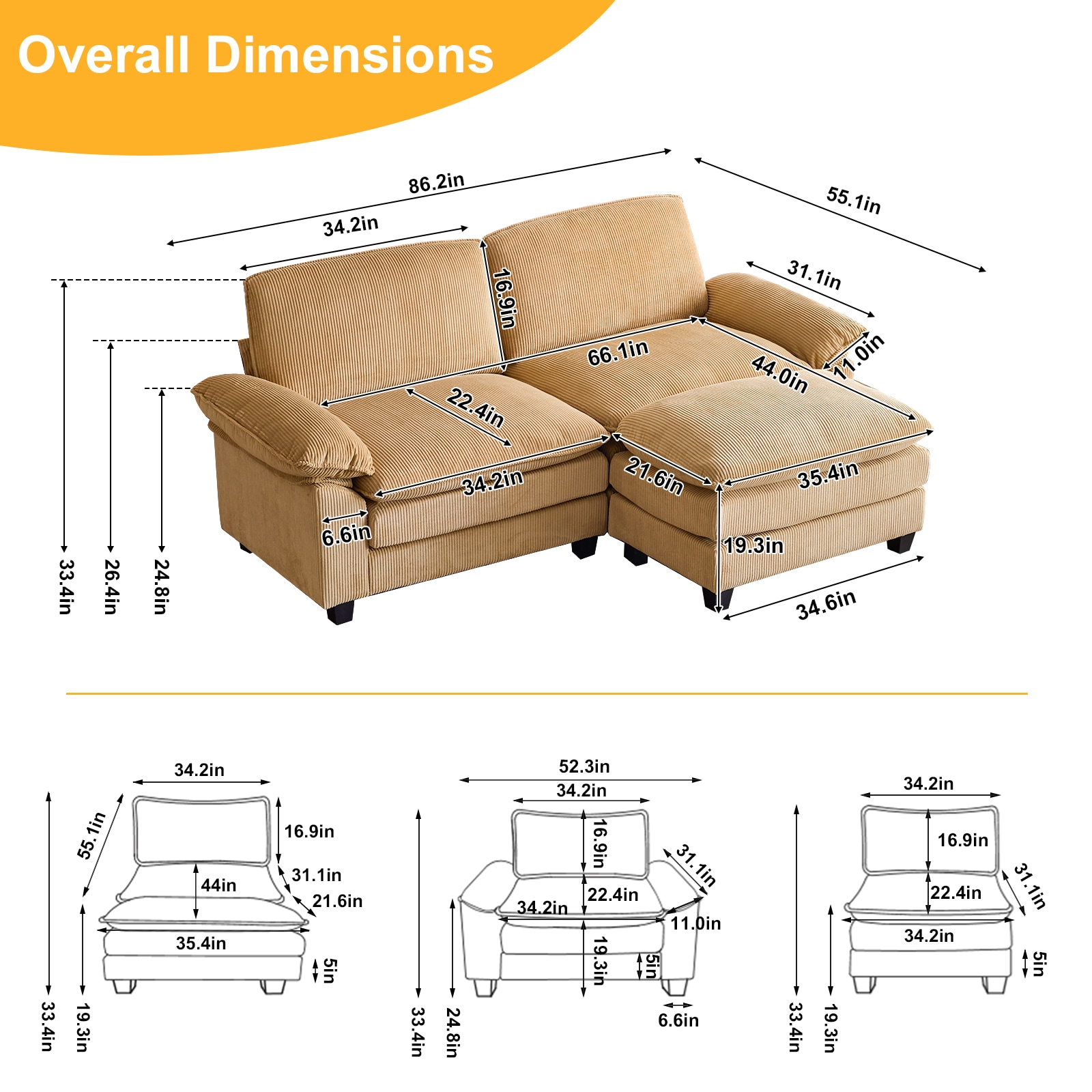 Outopee LO1G98000283+84 Sofas-Loveseats - View #6