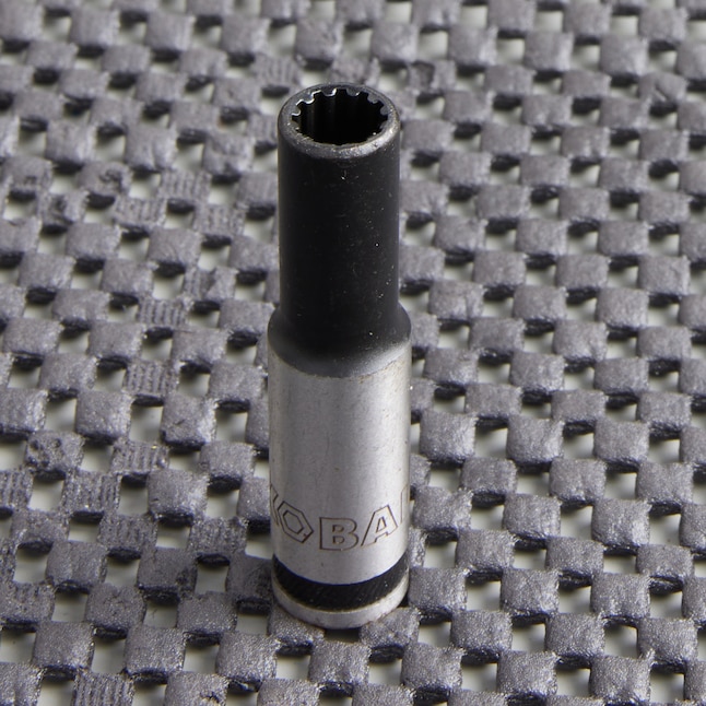 Kobalt Universal Metric 1/4-in Drive Spline 6mm Deep Socket Kobalt Universal Metric 1/4-in Drive Spline 6mm Deep Socket
