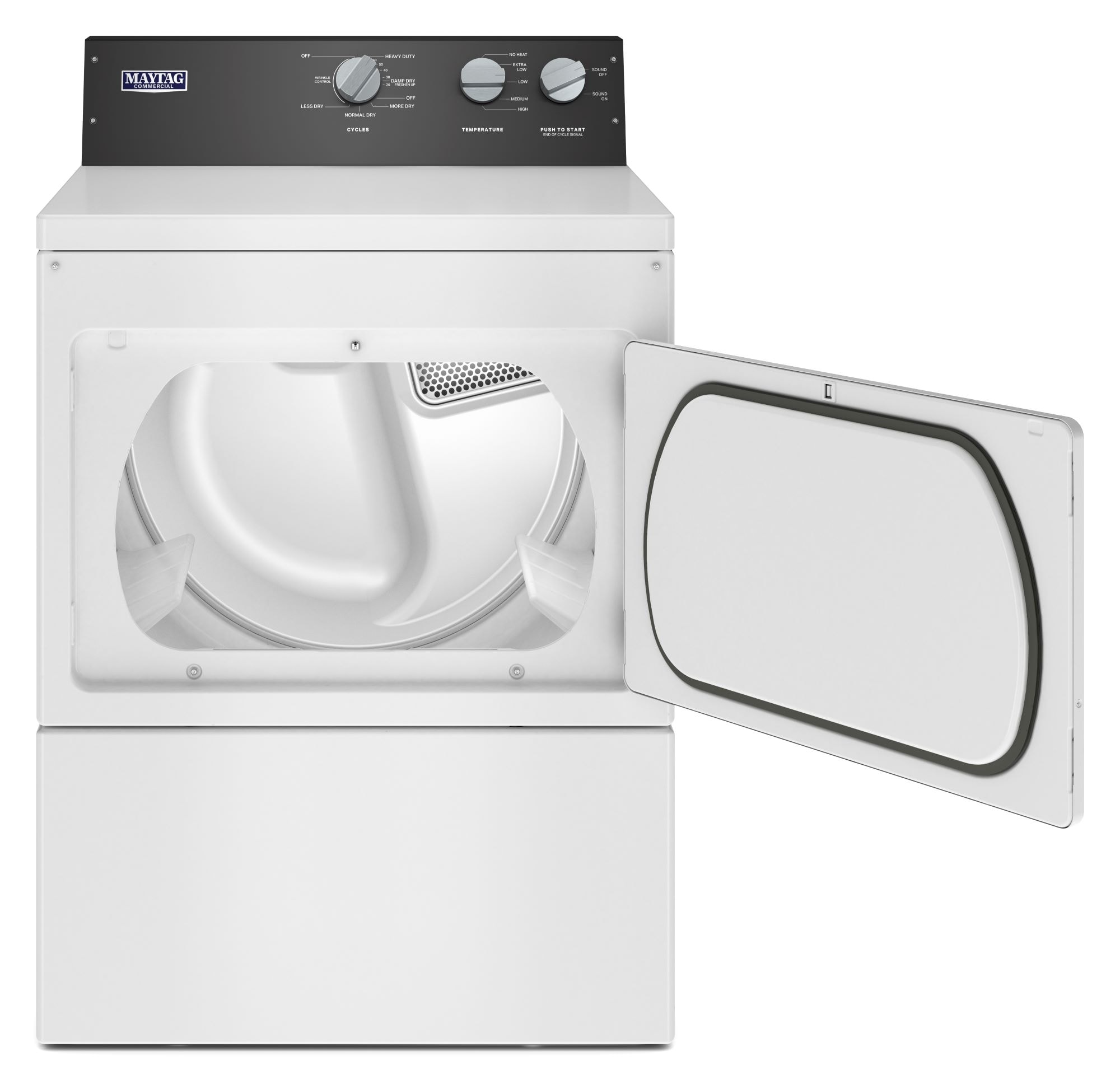 Maytag 7-cu ft Vented Electric Dryer (White) MEDP585GW at Lowes.com