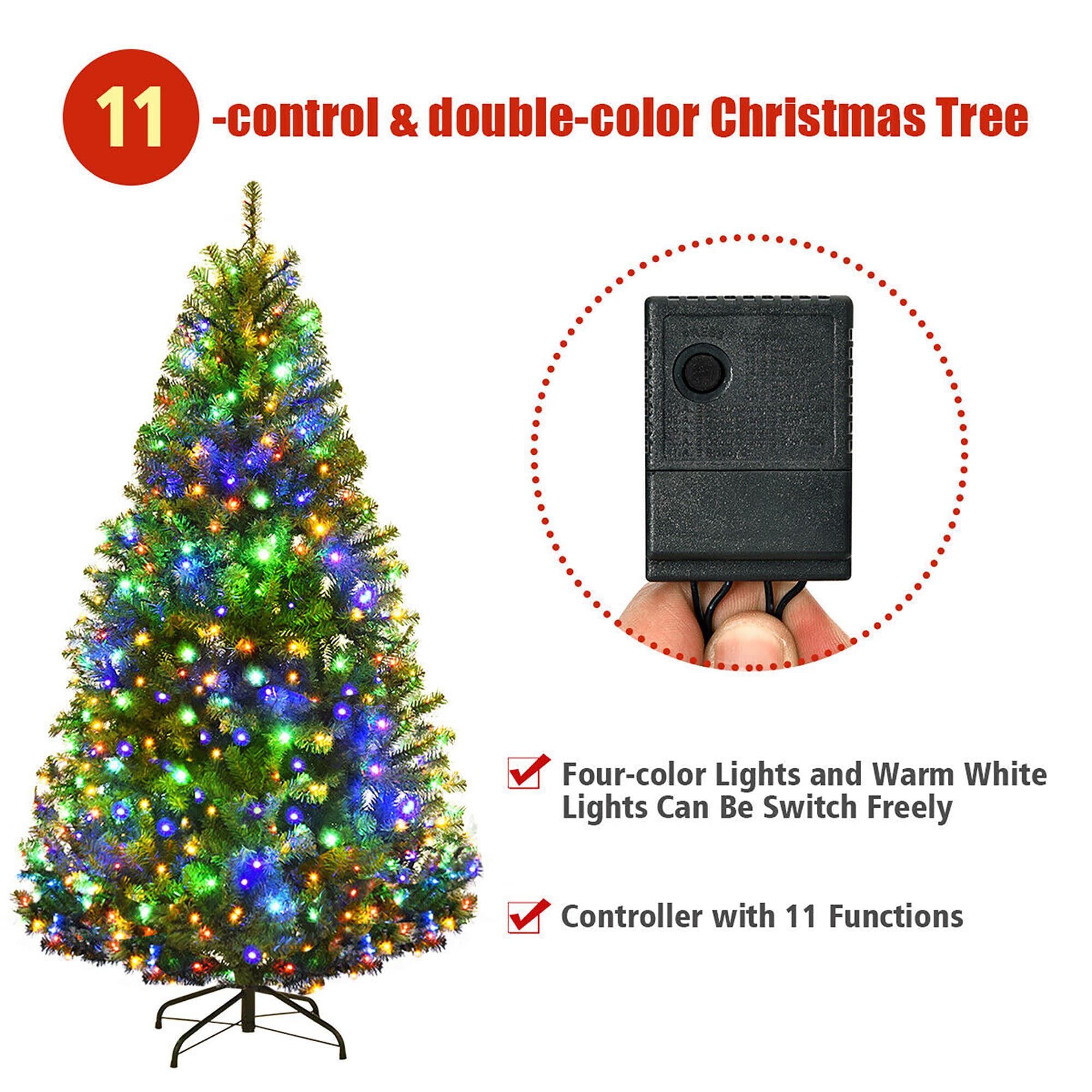 Forclover ALHY-678CM Artificial-Christmas-Trees - View #5