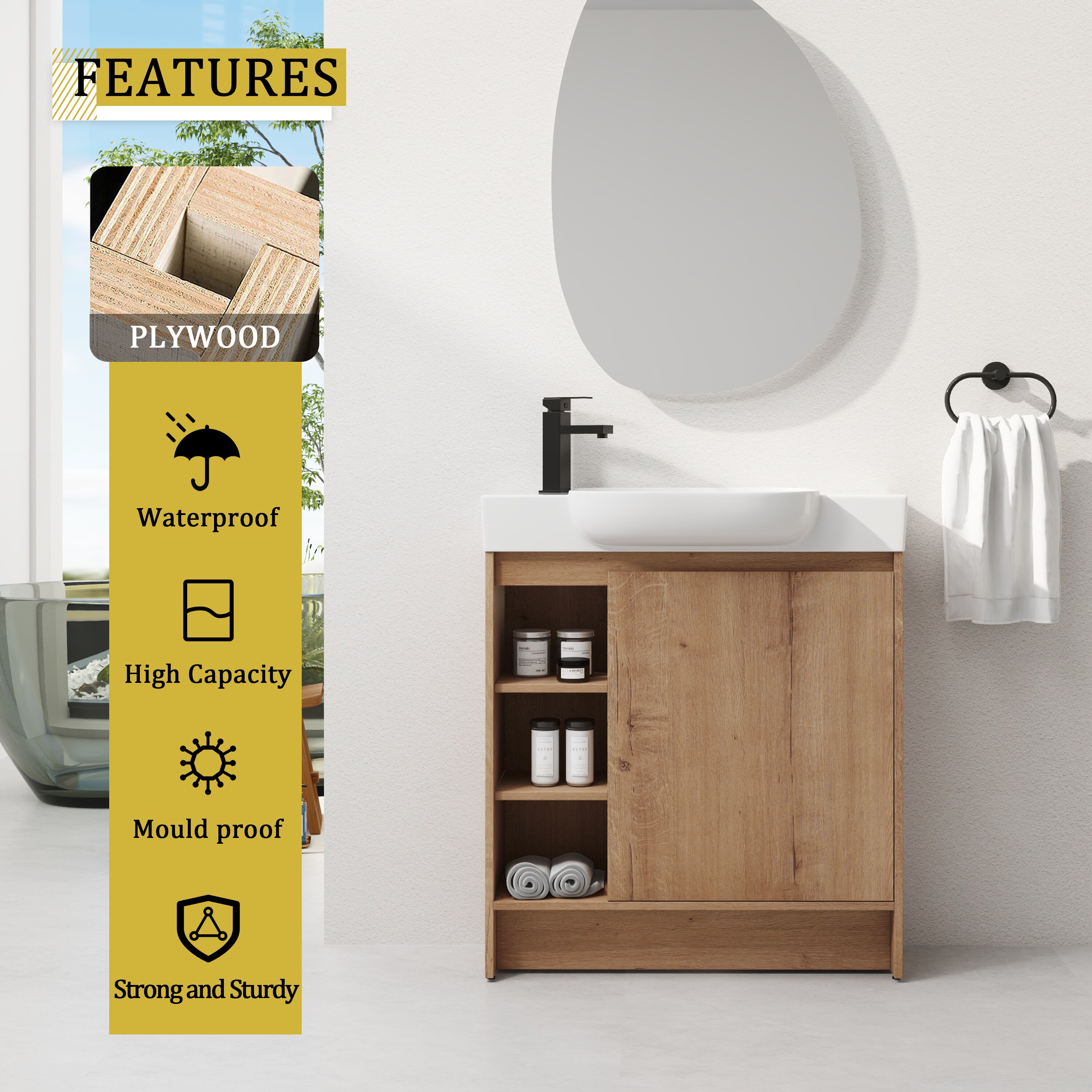 Afhocomp MOQNBV2530IOW Bath-Vanity-Combo - View #5