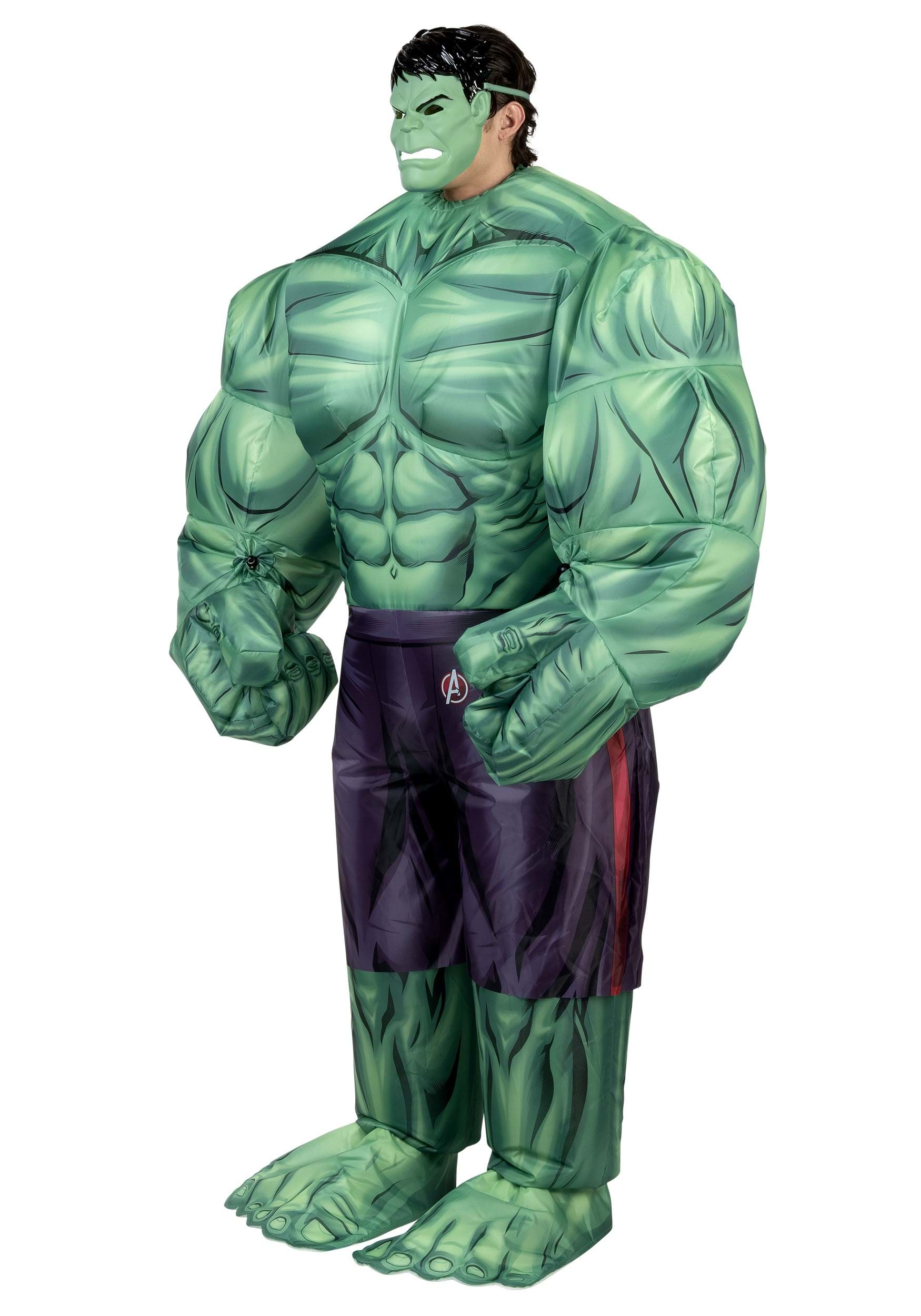 Jazwares Marvel Inflatable The Incredible Hulk Adult Costume Marvel ...