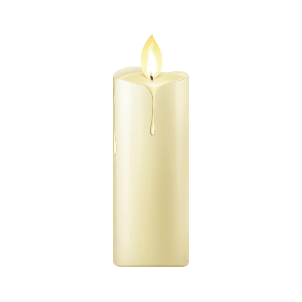 Show Lights 7.125-in Lighted Candle Battery-operated Batteries Included  Christmas Decor at