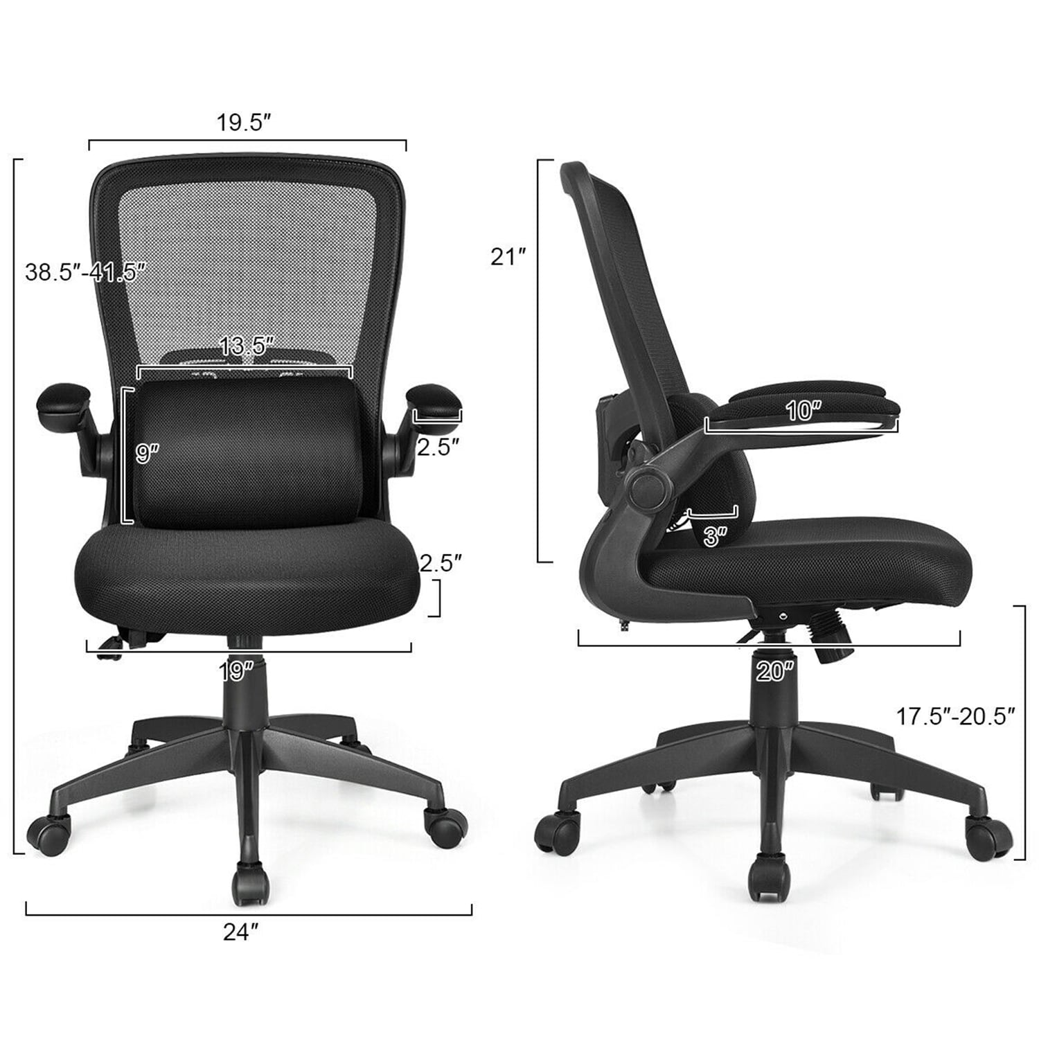WELLFOR CHY-GC594DK Office-Chairs - View #6