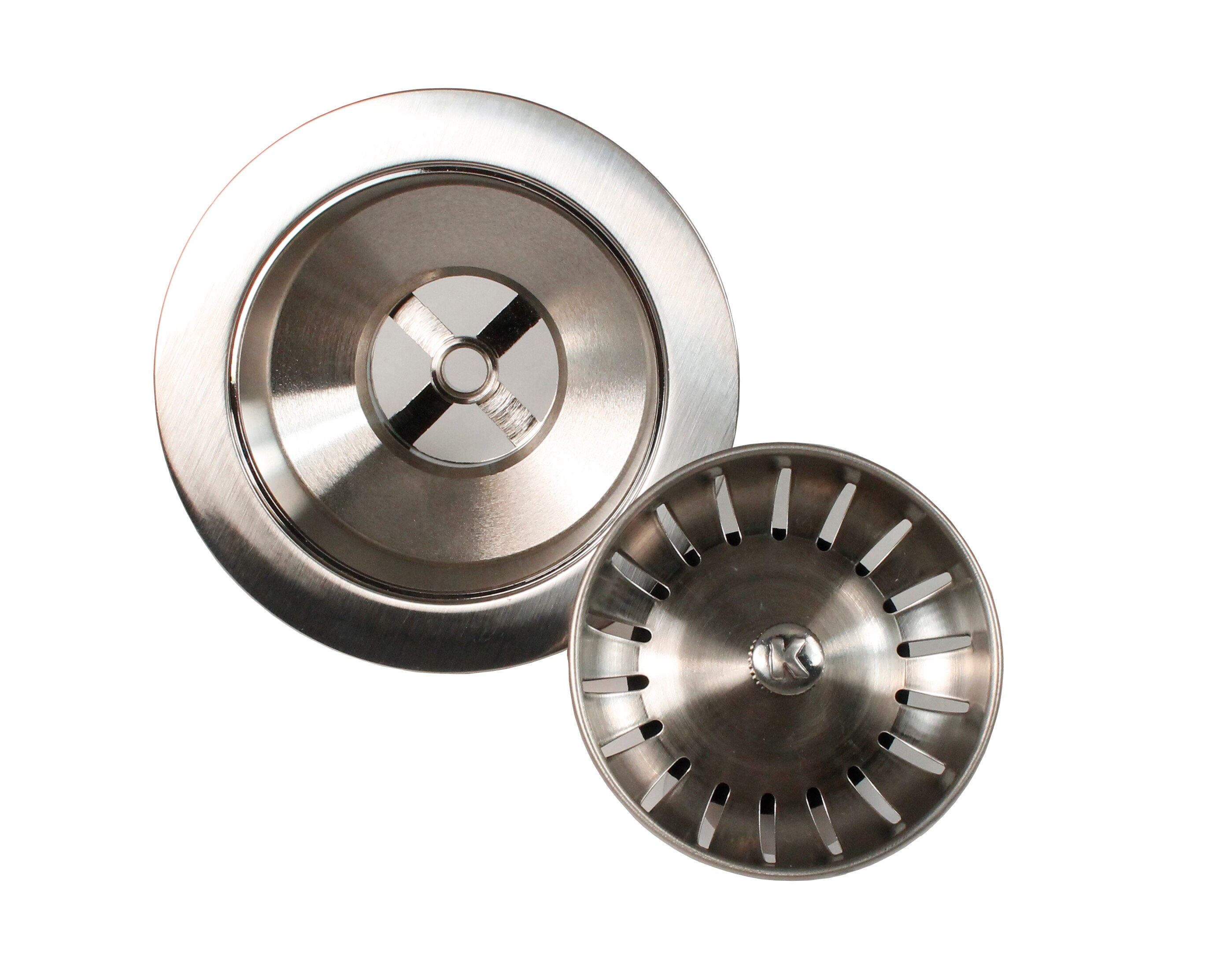 AKDY 3.5-in Stainless Steel Rust Resistant Strainer with Lock Mount Included in Chrome | KS0074