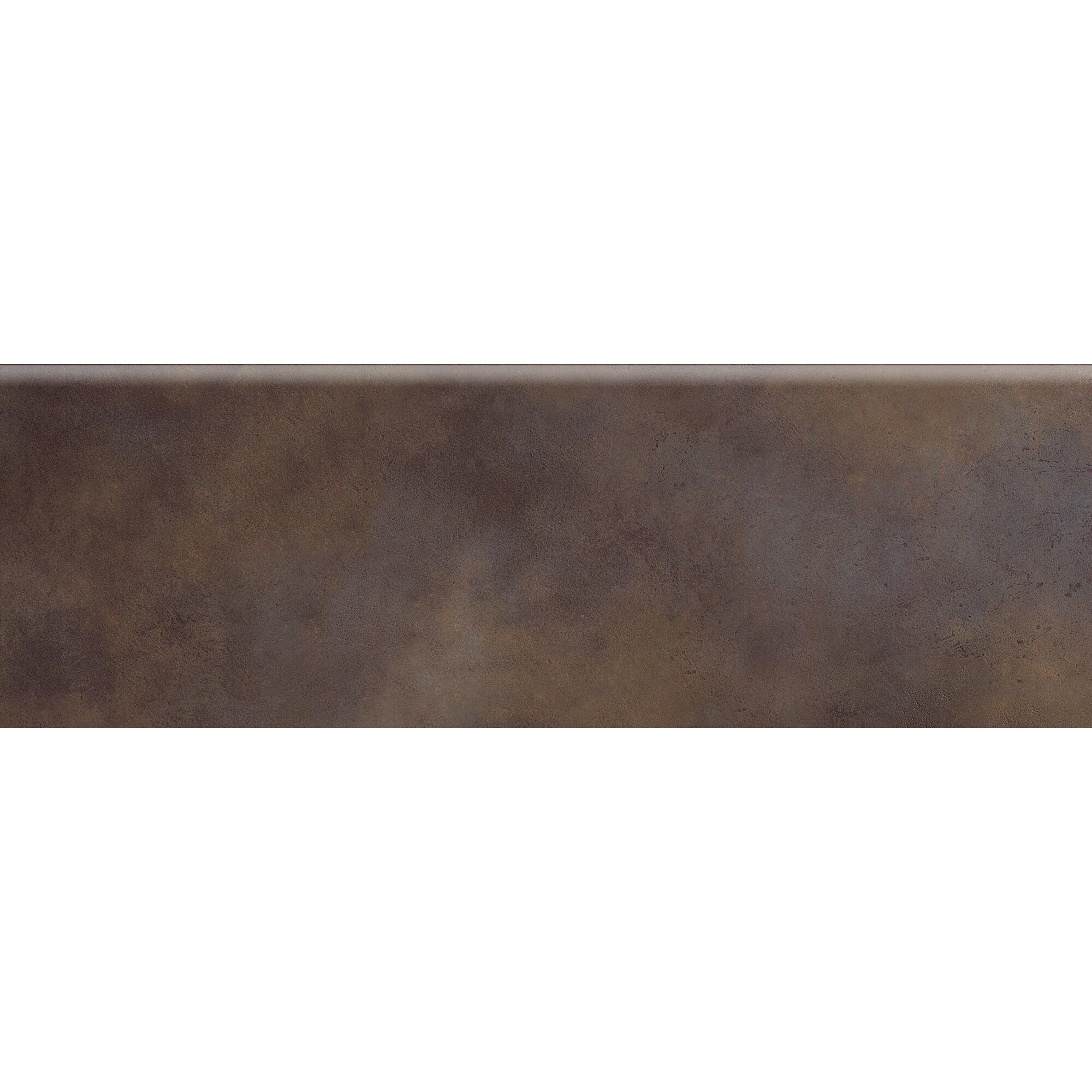Crossville ChromaColor 12-Pack Chocolate Porcelain Bullnose Trim Tile (4-in x 12-in)