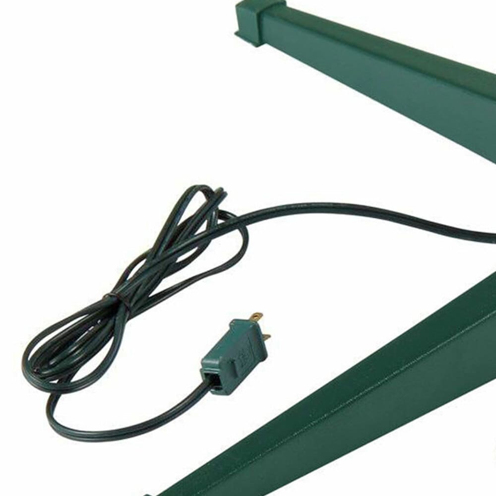 31-Inch Dark Green Metal Rotating Artificial Christmas Tree Stand