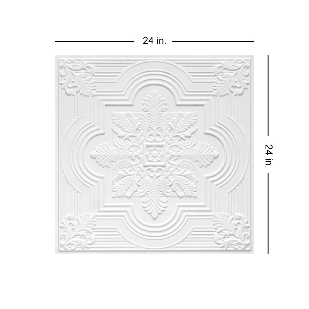 From Plain to Beautiful in Hours 206WM-24X24-10 Ceiling-Tile - View #3