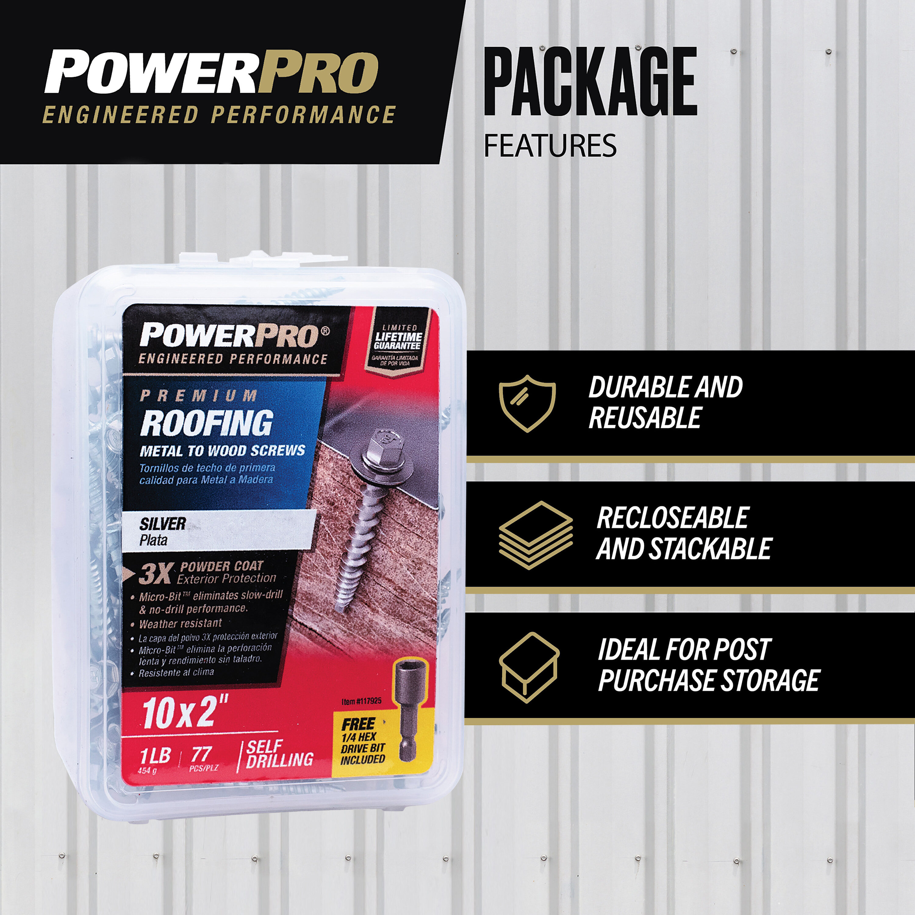 Power Pro 117925 Roofing-Screws - View #6